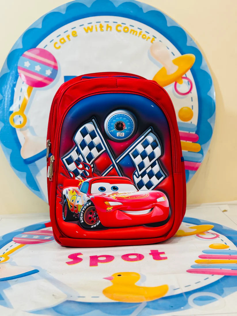 16-Inch Racing School Bag β Perfect for Little Speedsters on the Move! ππ¨