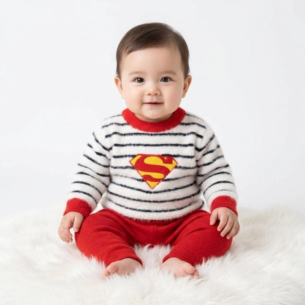 Baby Woolen Pajama Suits – Winter Collection ❄️