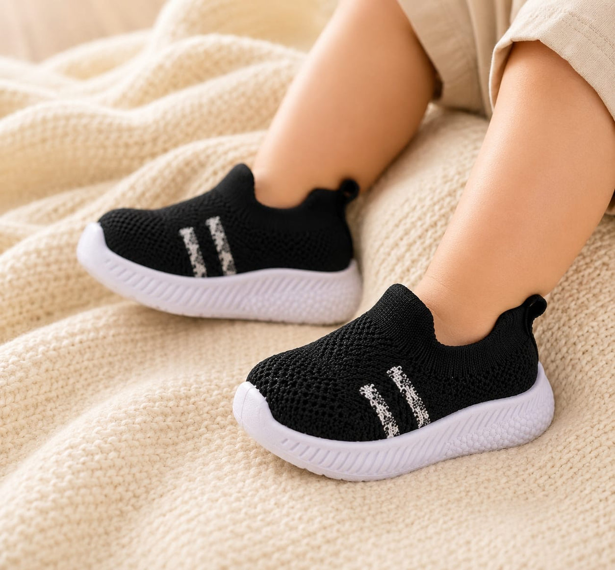 Kids Sneakers, Boys Sneakers, Girls Sneakers, Unisex Kids Shoes, Knitted Sneakers, Slip-On Sneakers, Baby Sneakers, Imported Kids Shoes, Navy Blue Sneakers, Breathable Kids Shoes, Lightweight Sneakers, Soft Sole Shoes, Flexible Sole Shoes, Comfortable Kids Shoes, Everyday Kids Shoes, Casual Sneakers, First Walker Shoes, Baby Walking Shoes, Easy Wear Shoes, Stretch Knit Shoes, Striped Sneakers, White Sole Sneakers, Kids Footwear, Baby Shoes, Sizes 17-21, Little Spot Shoes