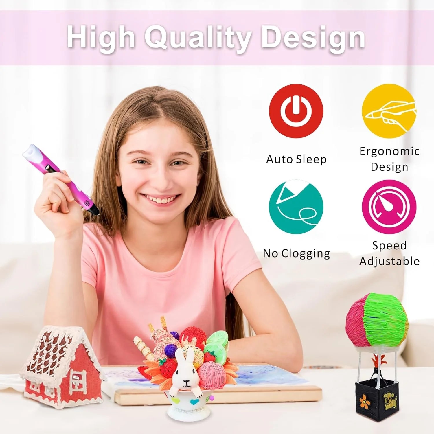 3D DRAWING PEN - ENHANCE ART AND IMAGINATION SKILLS