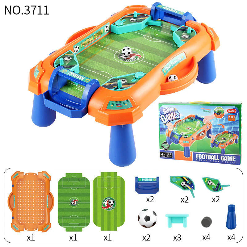 2-in-1 Tabletop Football Game Set for Kids ā Mini Soccer Board Game with Accessories
