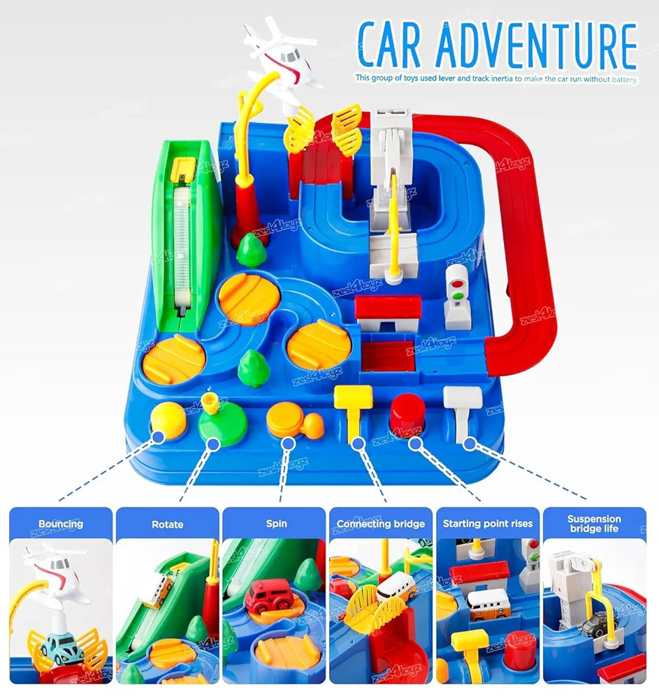 GoldiMec Race Tracks for Boys Adventure