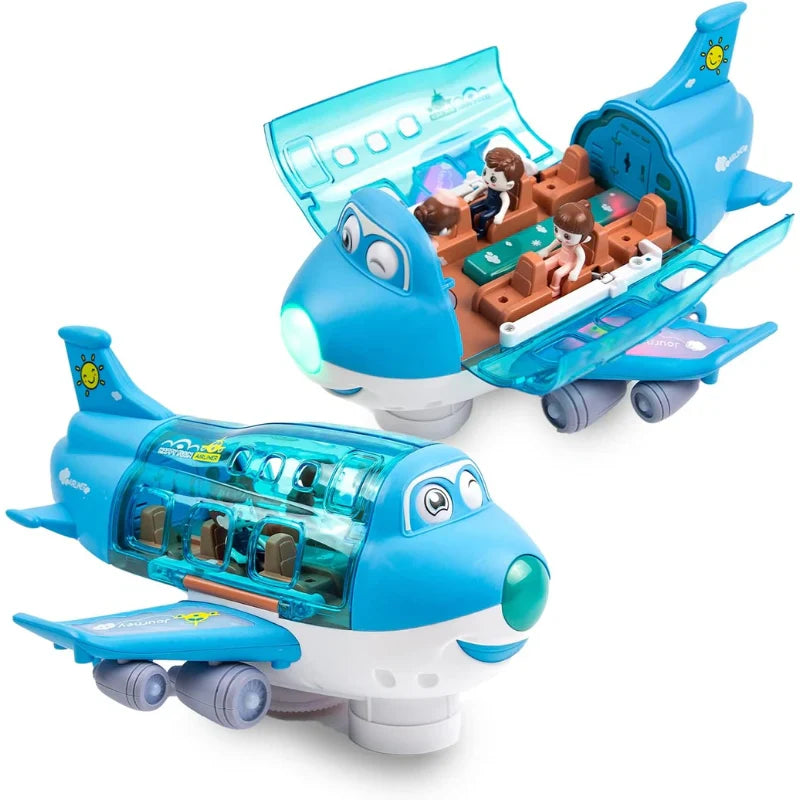Bump & Go Airplane Toy – Lights, Sounds & Endless Fun! ✈️✨