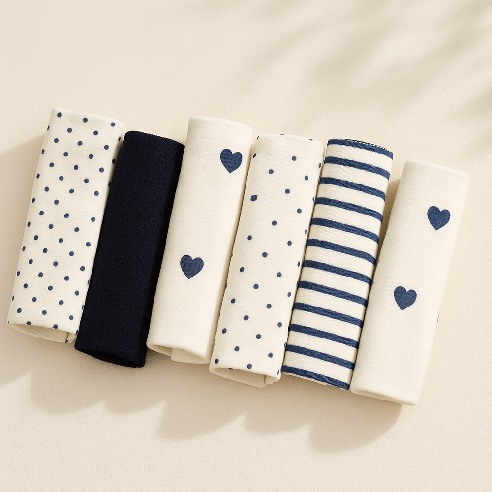 Baby Facetowels/Washcloths(Navy)