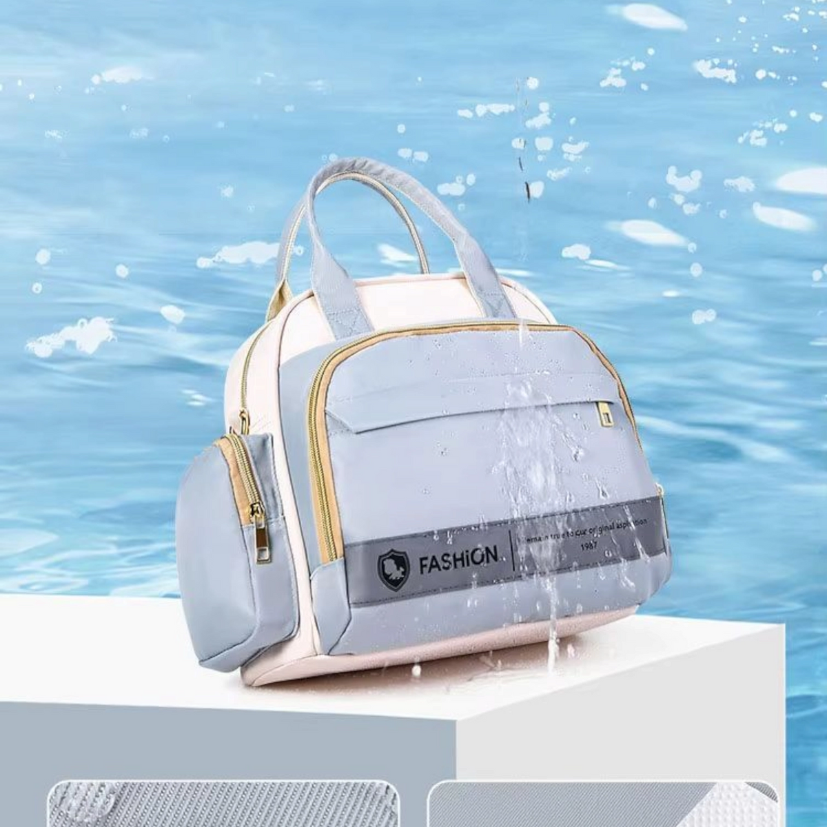 Luxury Multi-function Mother Backpack Waterproof Diaper Bag Fashion Mummy Baby Bag