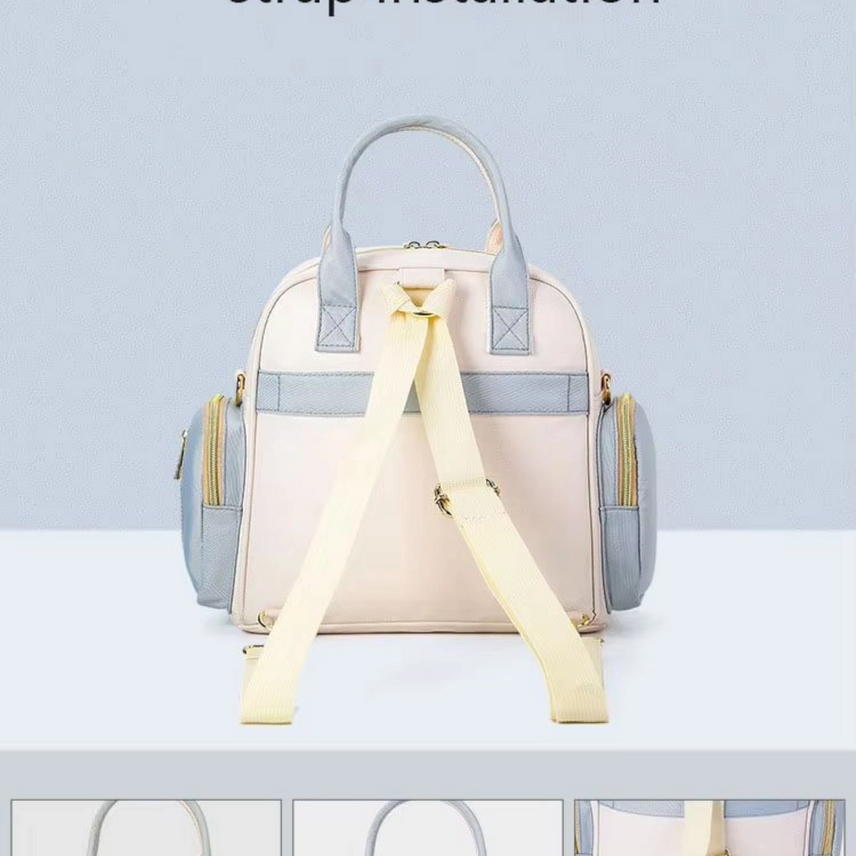 Luxury Multi-function Mother Backpack Waterproof Diaper Bag Fashion Mummy Baby Bag