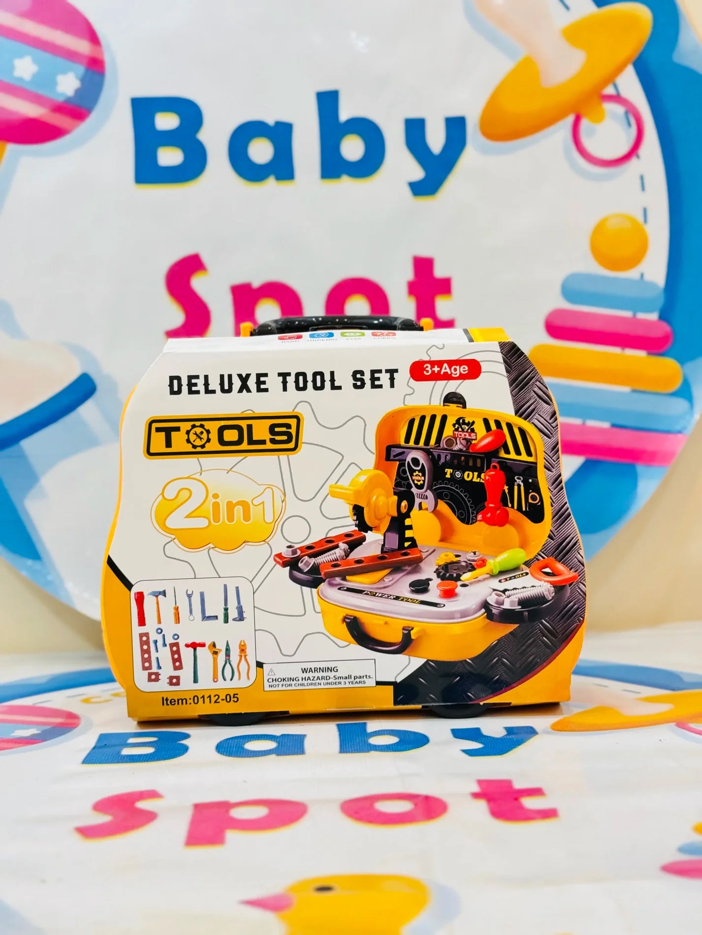 Deluxe Tool Kit Toy – Build, Create & Imagine! 🔧🛠️
Let your little builder take on exciting projects with the Deluxe Tool Kit Toy! Designed for imaginative role play, this set includes realistic tools like a hammer, wrench, and screwdriver, helping kids learn, create, and explore the world of construction.
🔨 Why Kids Love It?
🛠️ Realistic Design – Looks just like real tools for an authentic builder experience! 🏗️🔩
📚 Educational & Fun – Teac