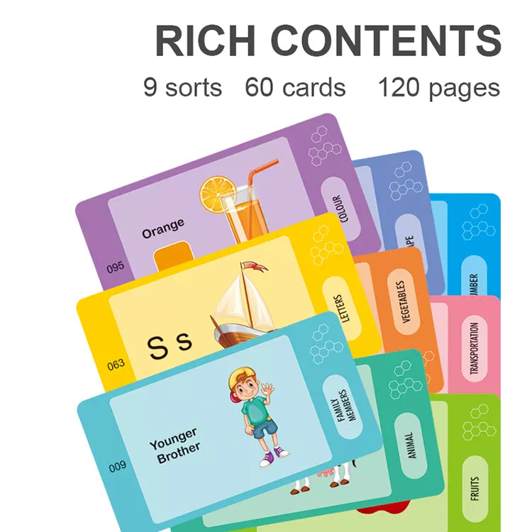 Talking Flash Cards Educational Set for Preschoolers