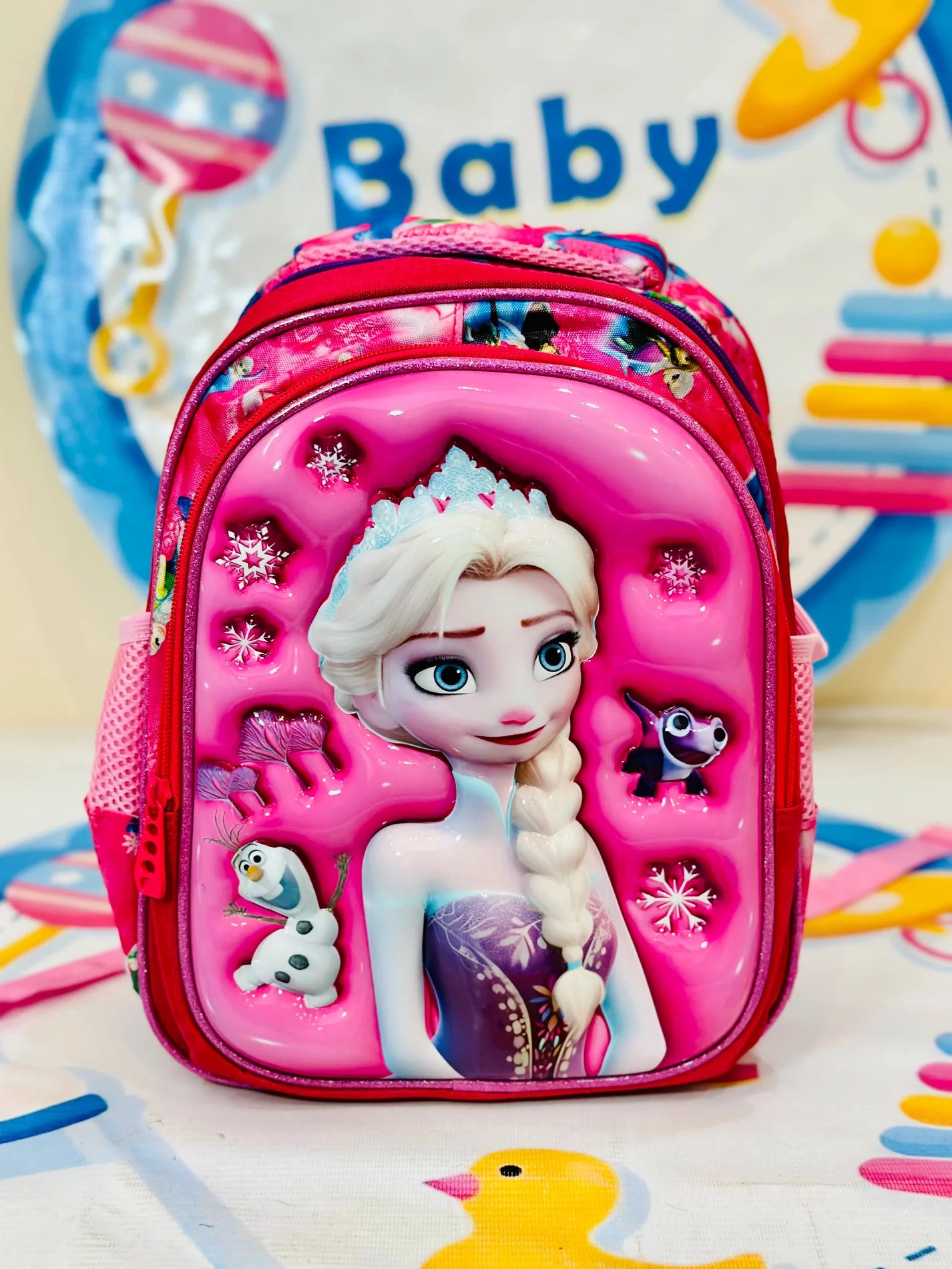 3D Frozen School Bag Lightweight Backpack 12-13 Inch