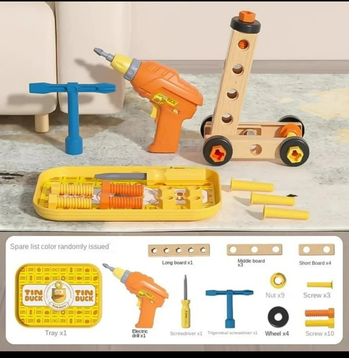Tools Set For Kids With Drill Machine