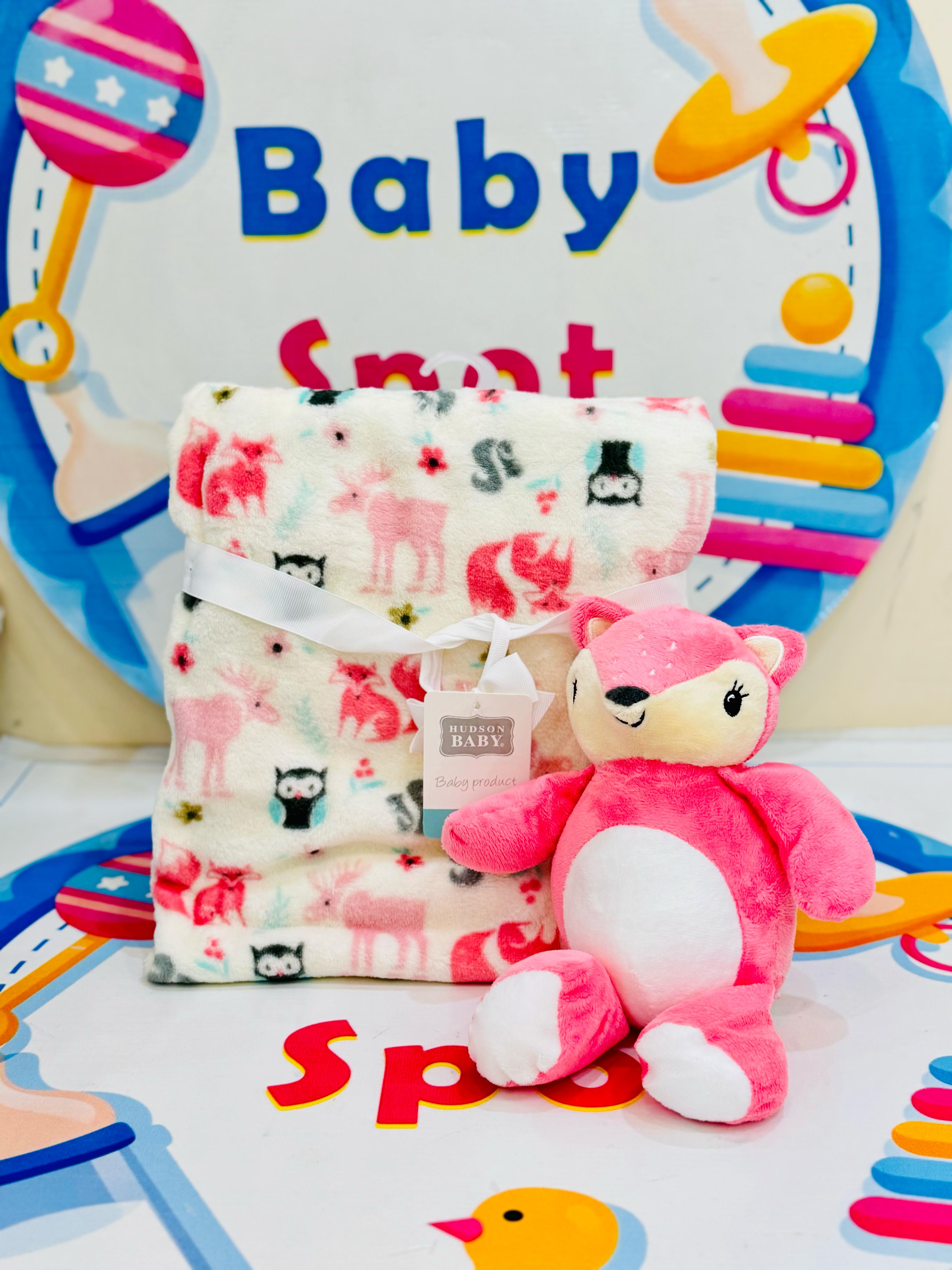 HudsonBabyBlanket #StuffToyBlanket #ImportedBabyProducts #NewbornEssentials #BabyBlanketPakistan #HudsonBabyPakistan #BabyAccessoriesStore #OnlineBabyShopPK #BabyClothingStorePakistan