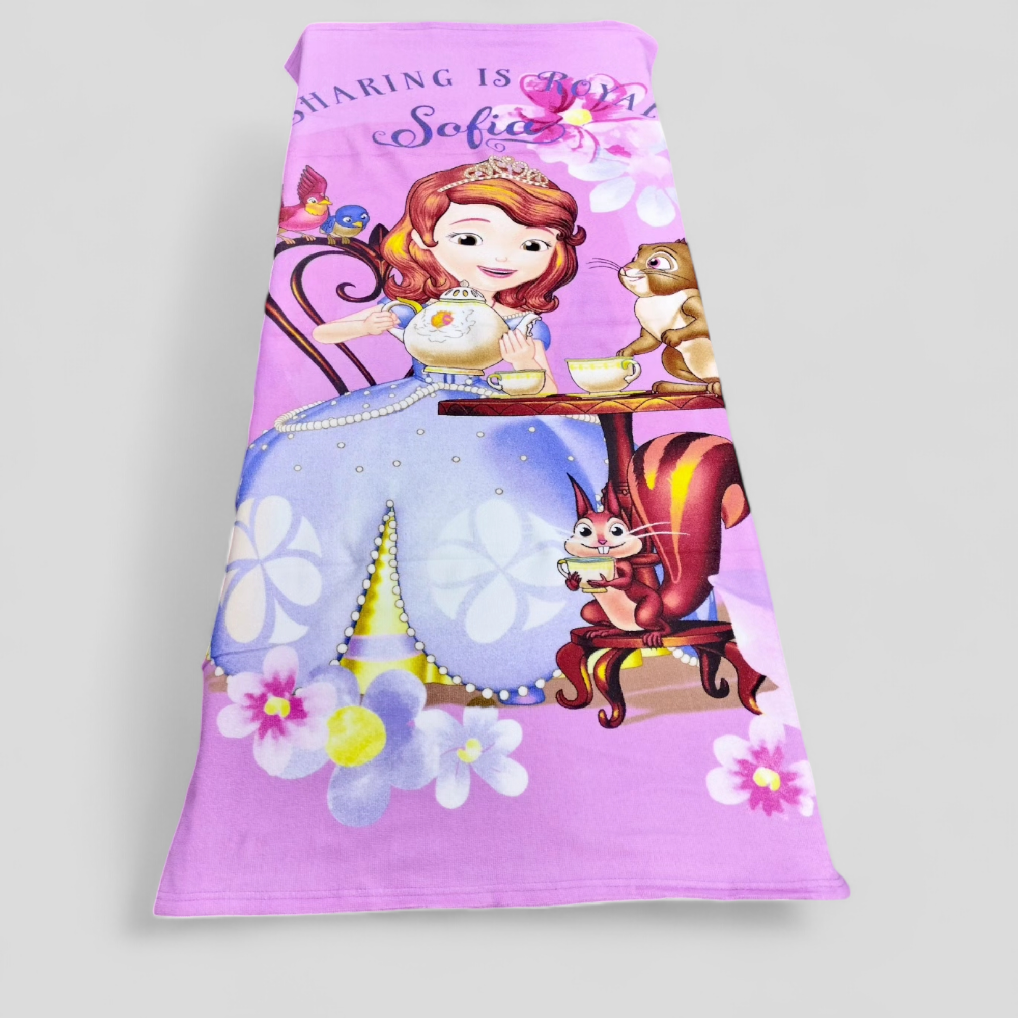Character towels for kids