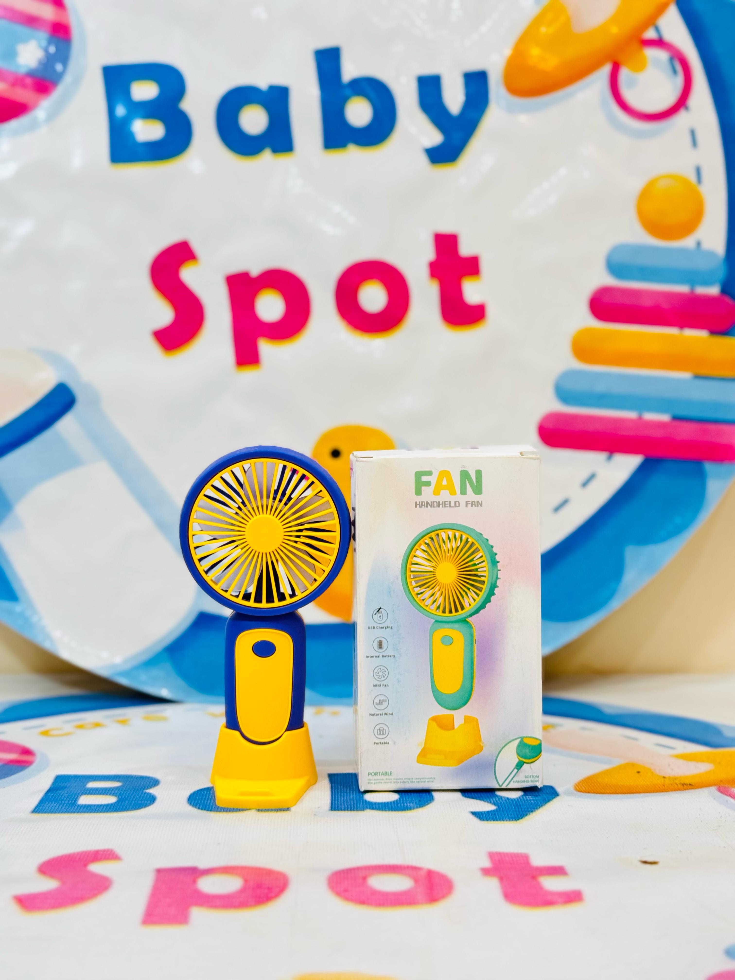 Imported Rechargeable Mini Electric Hand Fans
Cool Breeze On-The-Go!
Beat the heat with our cute and powerful mini electric fans, perfect for babies, moms & outdoor use – available in multiple fun designs & models!
Features:
Rechargeable & portable
Multiple stylish designs
Lightweight & baby-friendly
Ideal for strollers, diaper bags & travel
Perfect for:
Hot summer outings
Keeping your baby cool
Gifting & everyday use
Shop Now at: www.babyspotofficial.pk
Trusted Baby Store | Fast Delivery All O