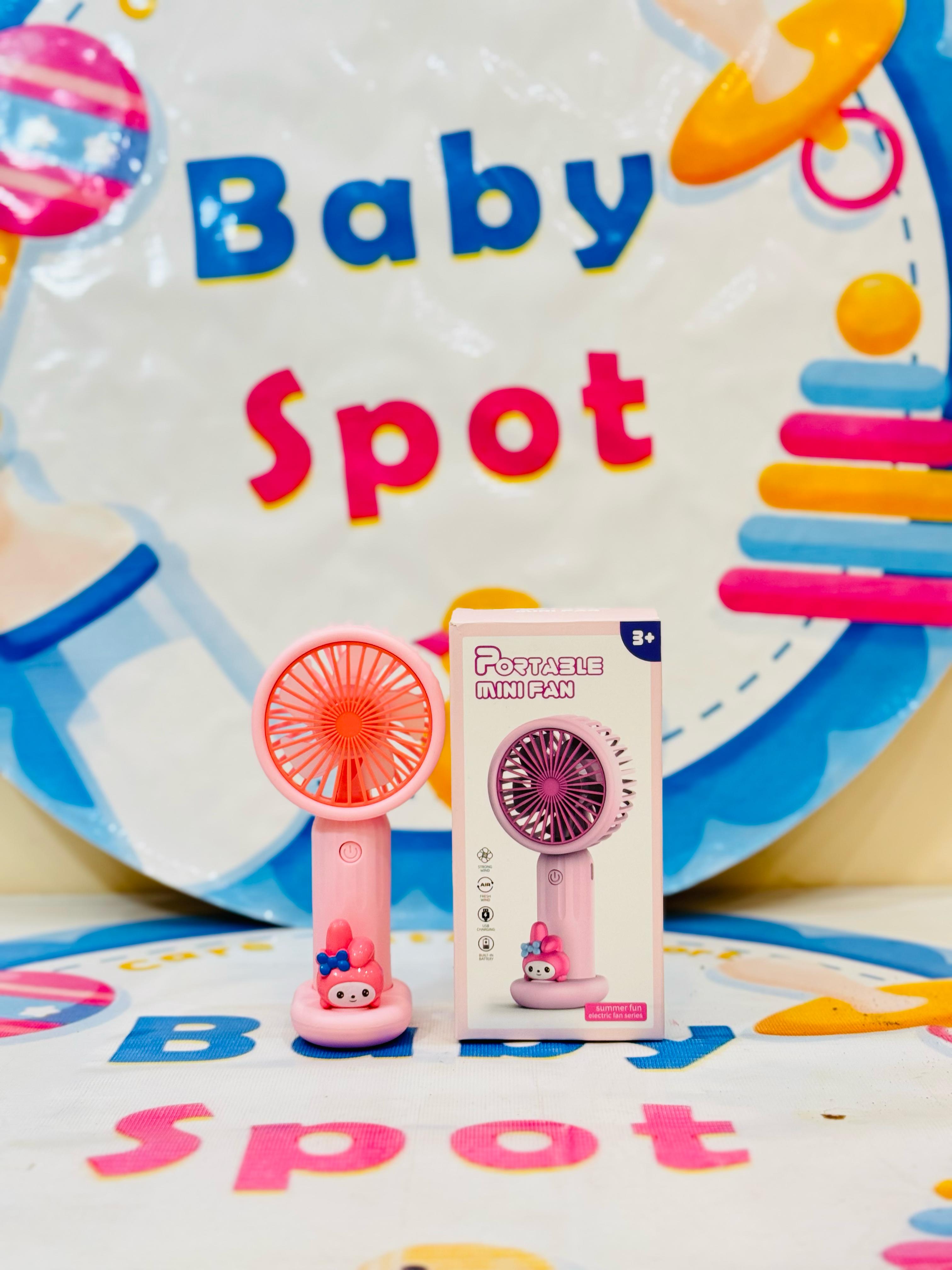 Imported Rechargeable Mini Electric Hand Fans
Cool Breeze On-The-Go!
Beat the heat with our cute and powerful mini electric fans, perfect for babies, moms & outdoor use – available in multiple fun designs & models!
Features:
Rechargeable & portable
Multiple stylish designs
Lightweight & baby-friendly
Ideal for strollers, diaper bags & travel
Perfect for:
Hot summer outings
Keeping your baby cool
Gifting & everyday use
Shop Now at: www.babyspotofficial.pk
Trusted Baby Store | Fast Delivery All O