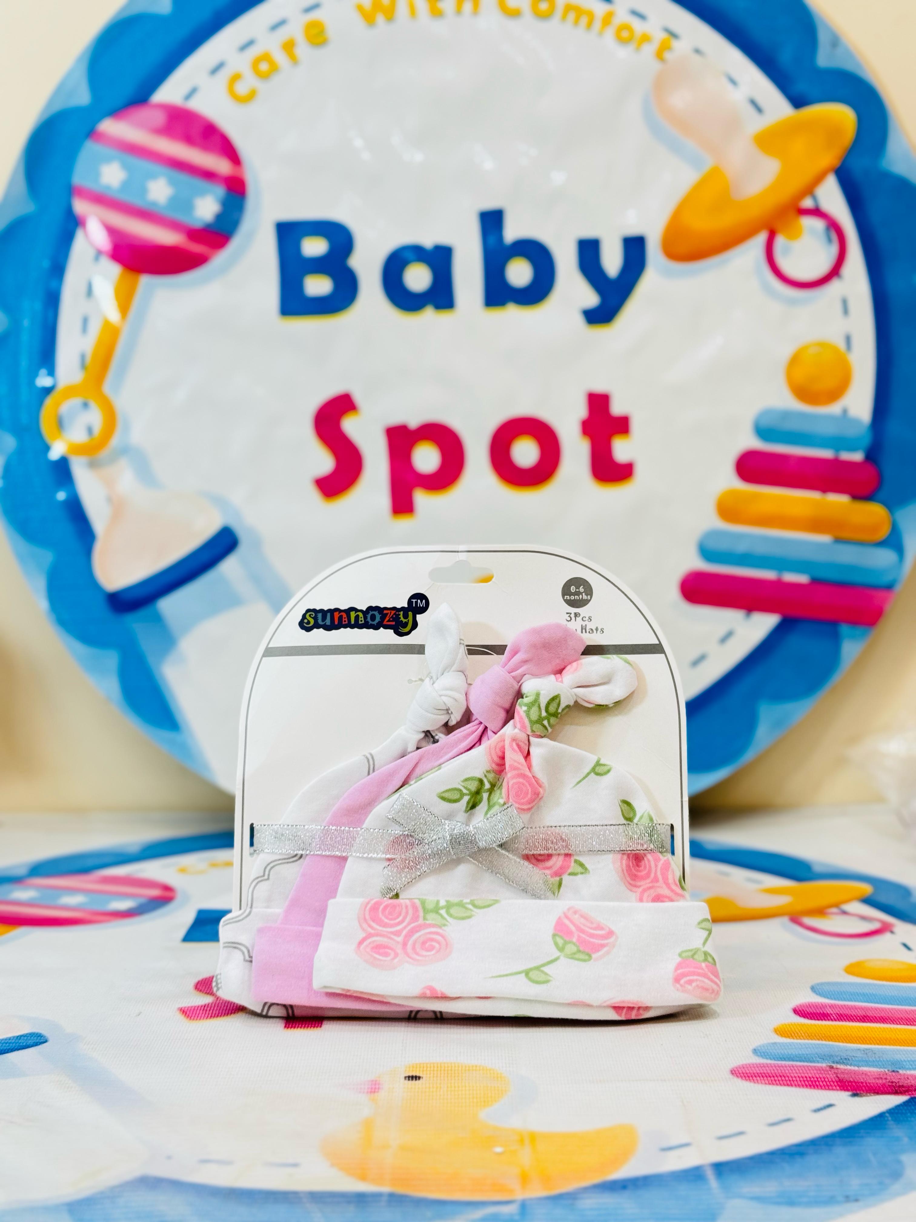 πΆ Premium Branded Baby Knotted Caps β Pack of 3! π
Keep your newborn cozy and stylish with our premium range branded baby knotted caps collection. Perfect for delicate little heads, these caps combine comfort and charm.
Product Details:
πΈ Pack of 3 Knotted Caps β Stylish designs in one bundle for everyday wear.
πΈ Soft & Gentle Fabric β Made from premium, baby-friendly material for ultimate comfort.
πΈ Adjustable Knotted Style β Easy to adjust for a snug and secure fit.
πΈ Adorable Designs β Cute a