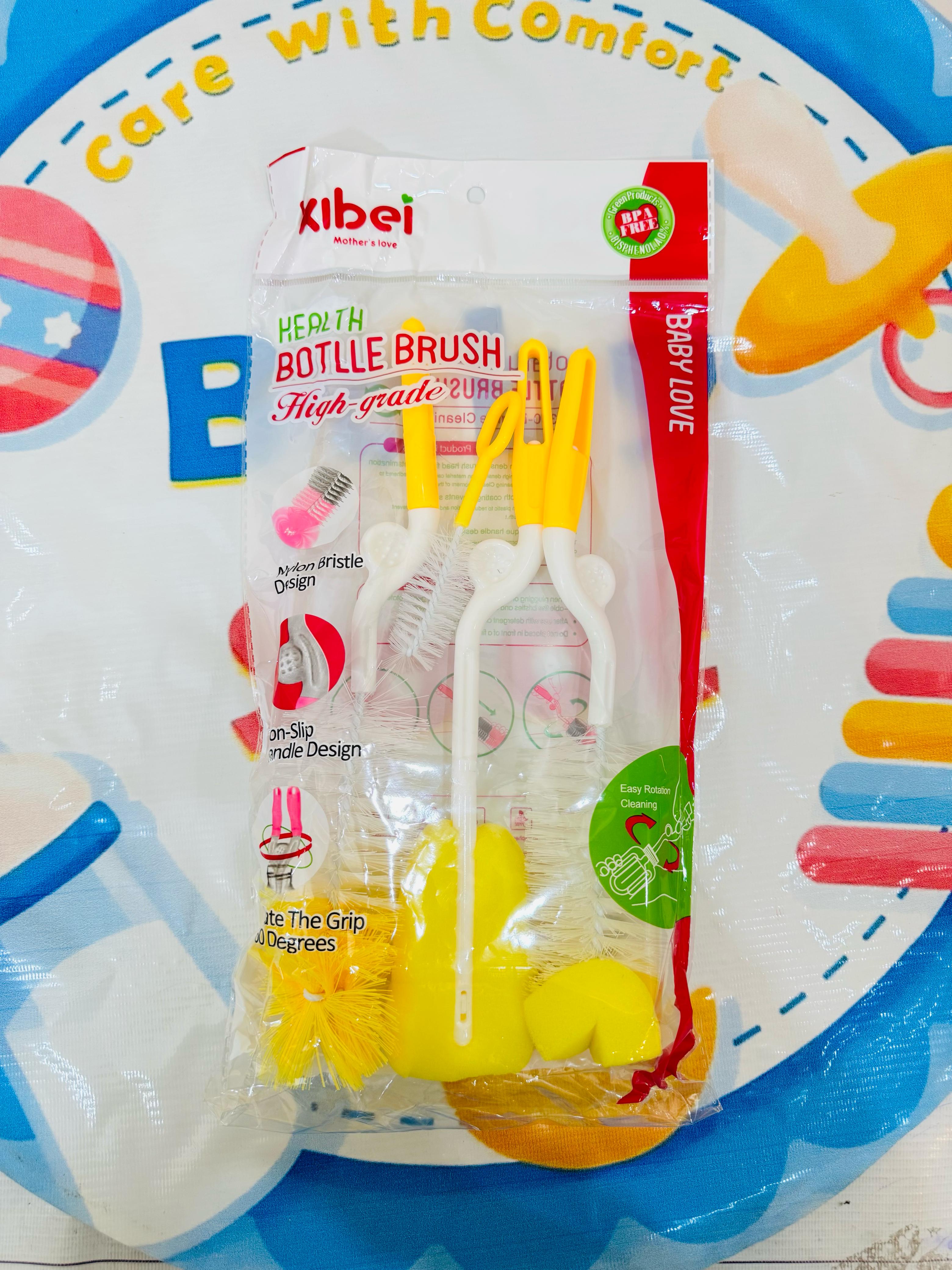 Imported baby feeder brush set, baby feeding accessories Pakistan, baby bottle cleaning brush, newborn baby essentials, baby hygiene products online, best baby care tools Pakistan, baby bottle brush online, premium baby accessories in Pakistan, babyspotofficial