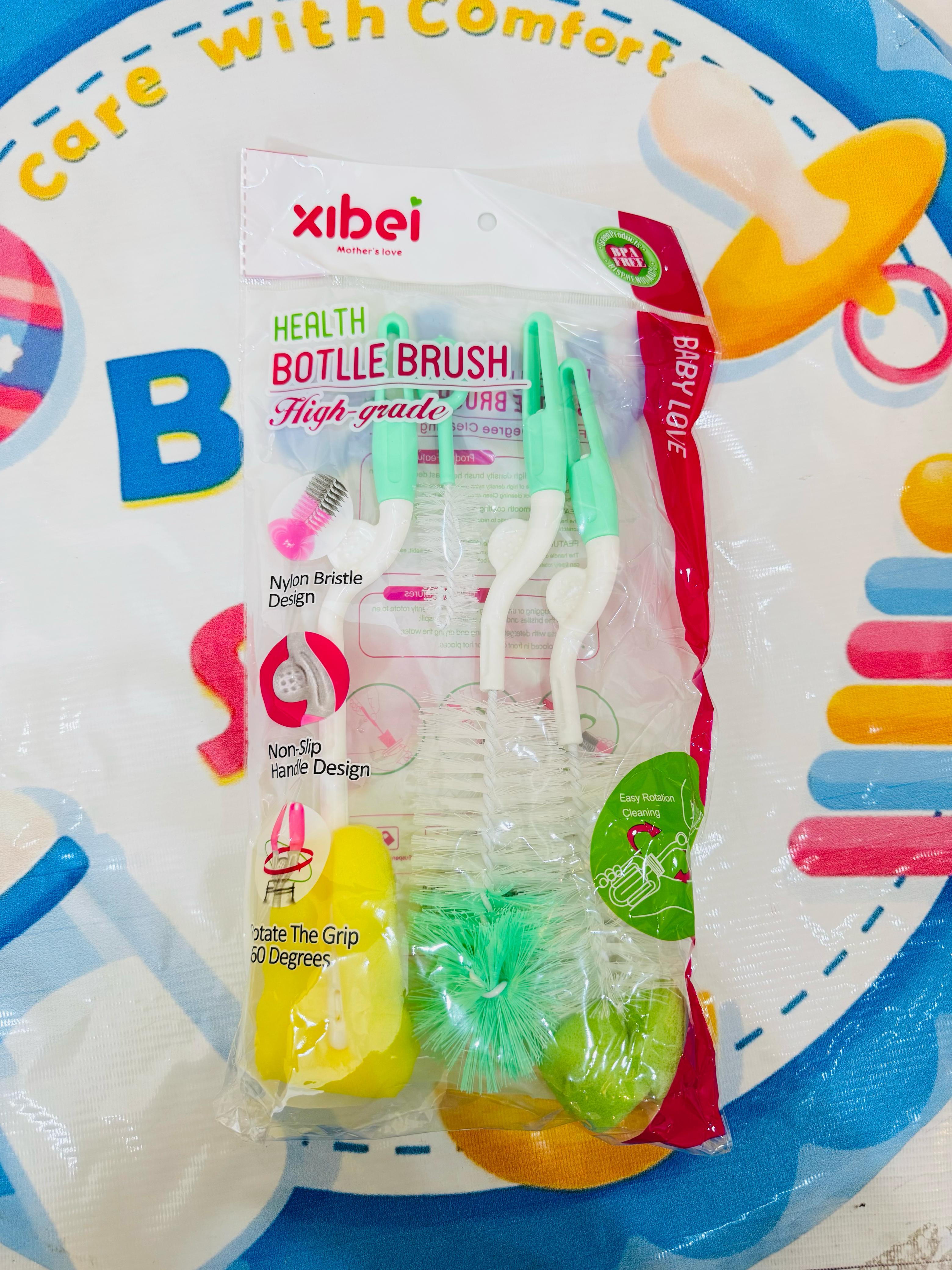 Imported baby feeder brush set, baby feeding accessories Pakistan, baby bottle cleaning brush, newborn baby essentials, baby hygiene products online, best baby care tools Pakistan, baby bottle brush online, premium baby accessories in Pakistan, babyspotofficial