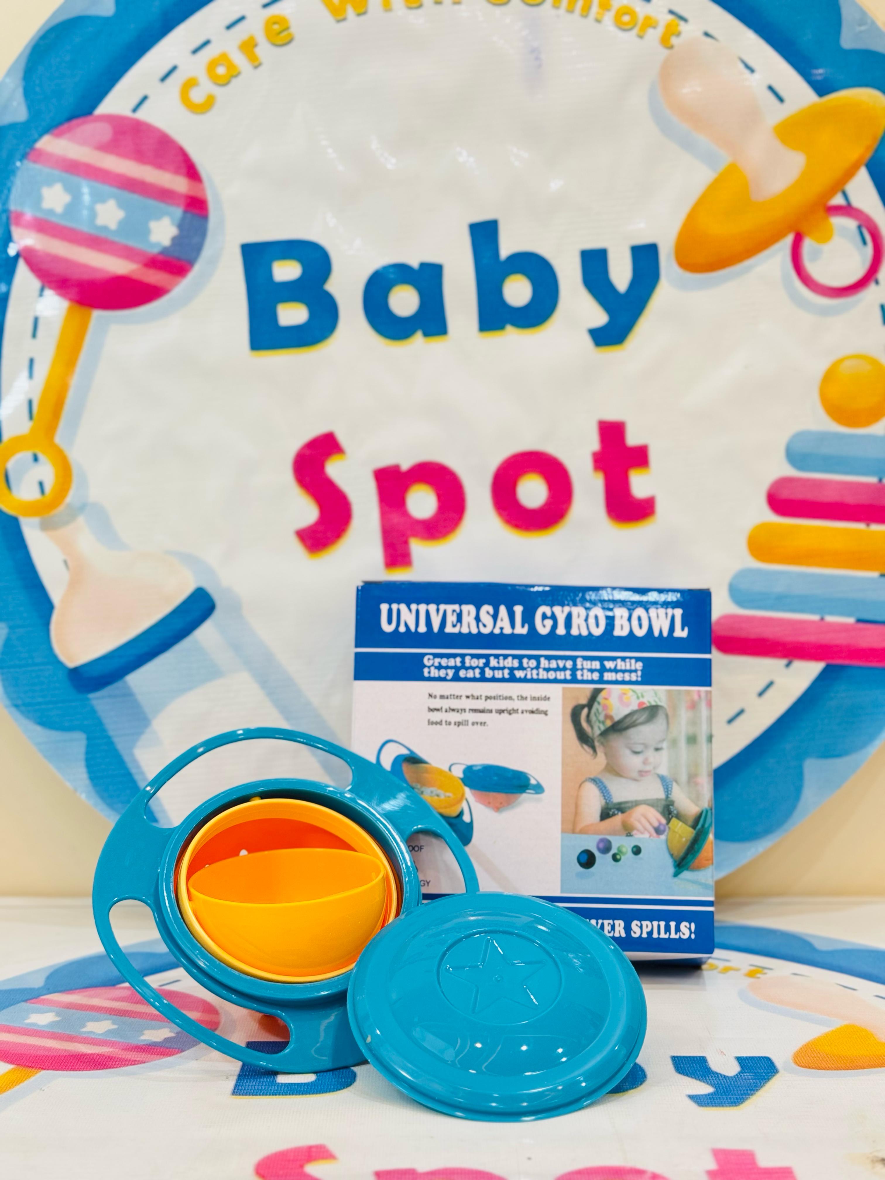 No More Mess – Just Fun Feeding!
Introducing our Imported 360° Gyro Bowl – the smartest way to let your little one enjoy snacks without the spills!
Features Moms Love:
360-degree rotation – bowl stays upright no matter how it’s held!
Perfect for snacks, cereals & fruits
Durable, baby-safe & BPA-free material
Keeps your home & car clean
Comes with a secure lid for storage
A must-have for every toddler in your baby feeding essentials collection!
Available now at www.babyspotofficial.pk – your go-to o