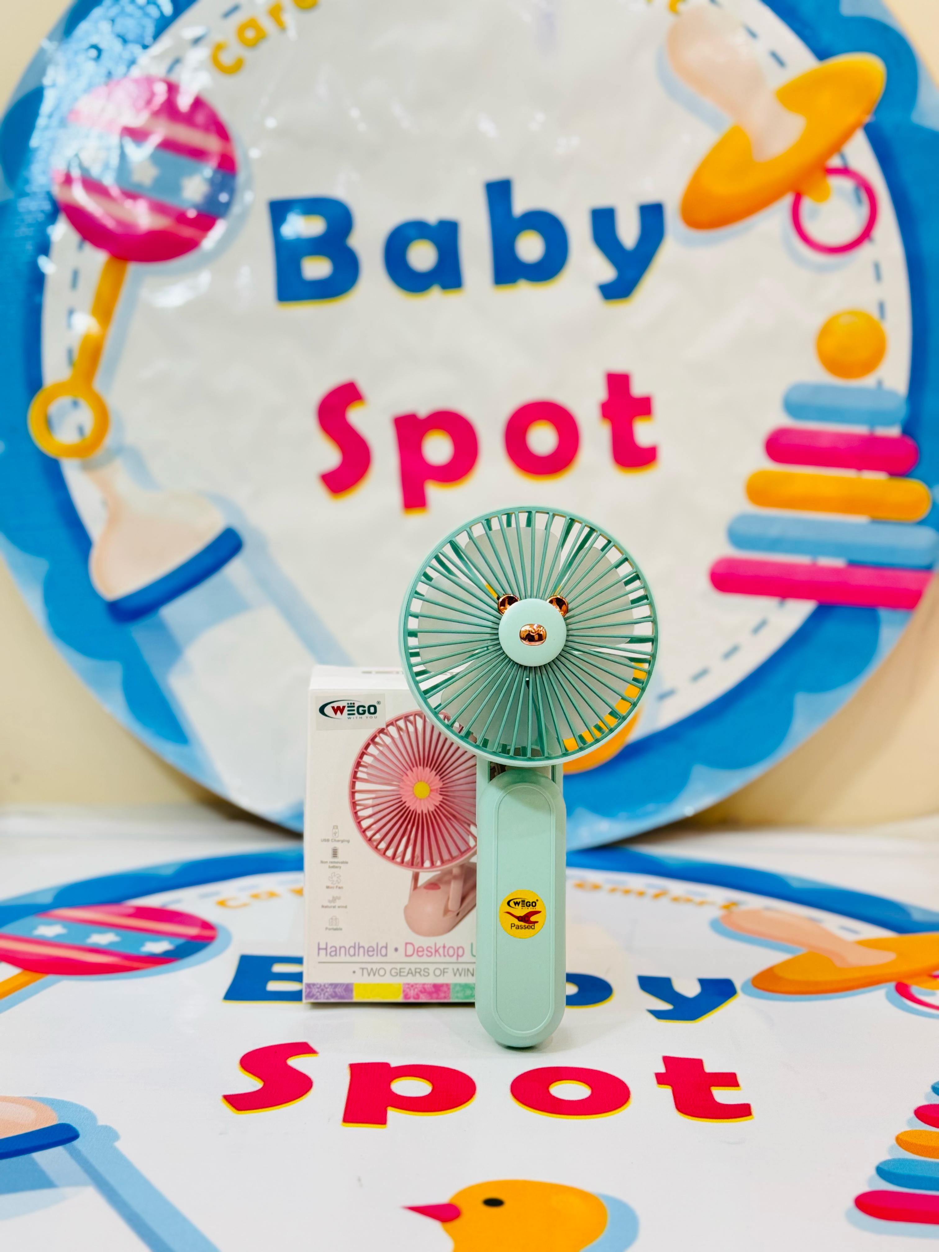 Foldable big size rechargeable electric hand fans