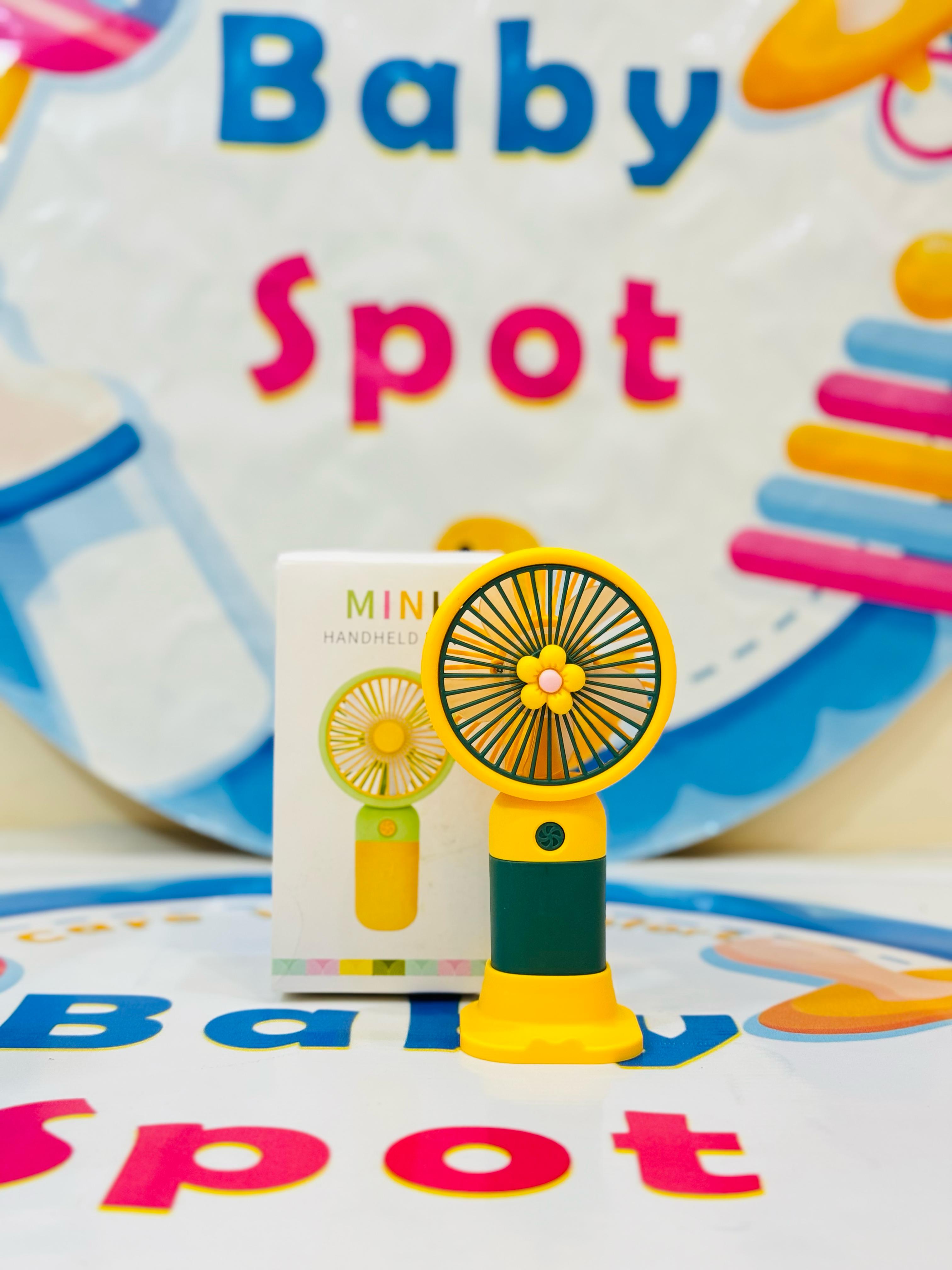 Imported Rechargeable Mini Electric Hand Fans
Cool Breeze On-The-Go!
Beat the heat with our cute and powerful mini electric fans, perfect for babies, moms & outdoor use – available in multiple fun designs & models!
Features:
Rechargeable & portable
Multiple stylish designs
Lightweight & baby-friendly
Ideal for strollers, diaper bags & travel
Perfect for:
Hot summer outings
Keeping your baby cool
Gifting & everyday use
Shop Now at: www.babyspotofficial.pk
Trusted Baby Store | Fast Delivery All O