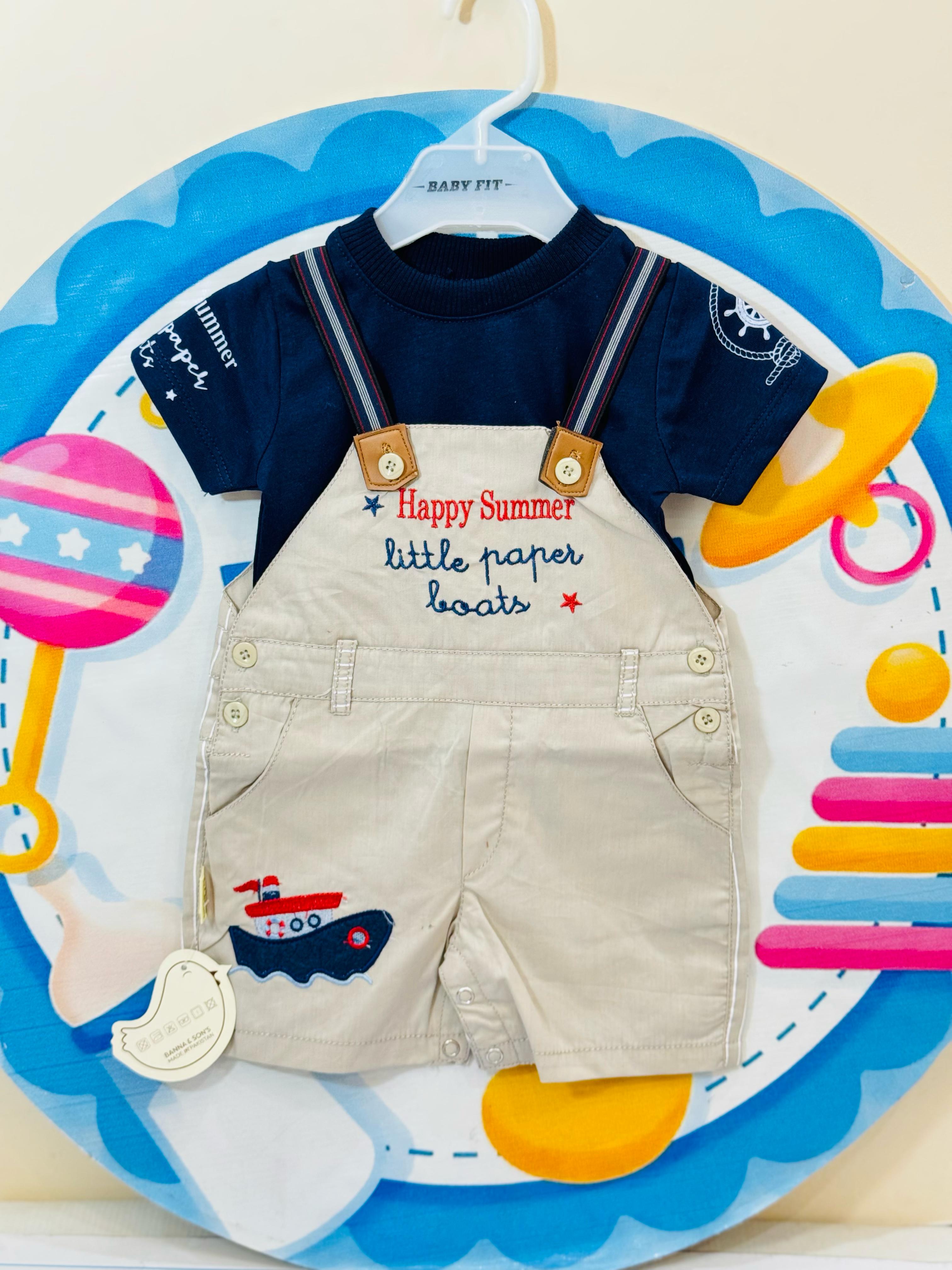 Imported Baby Rompers Collection – Premium Quality
Your baby’s comfort meets adorable sailor-style fashion!
• Sizes: 0-3 & 3-6 6-9 months
• Price: Rs. 1350 only
• Designs: Cute anchor prints with buttoned suspenders
• Fabric: Soft, breathable imported material – ideal for summer
These premium baby rompers are perfect for everyday wear or special outings. The overall style with collared shirt gives a charming look while ensuring maximum comfort for your newborn.
Order now from Pakistan’s favorite baby onl