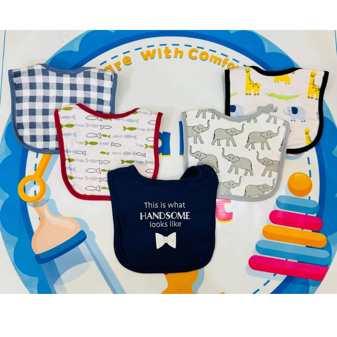 Fancy Baby Bibs Collection โ Pack of 5
Product Highlights:
๐ผ Stylish & Practical: A collection of 5 fancy bibs designed to keep your little one clean and adorable.
๐ฆ๐ง Unisex Designs: Perfect for both baby boys and girls with charming patterns and colors.
๐ Premium Quality: Soft, durable, and comfortable fabric ideal for newborns and toddlers.
๐งผ Easy Maintenance: Machine washable and quick-drying for hassle-free cleaning.
๐ Perfect Gift Option: A thoughtful and stylish gift for new parents.
๐ฐ A