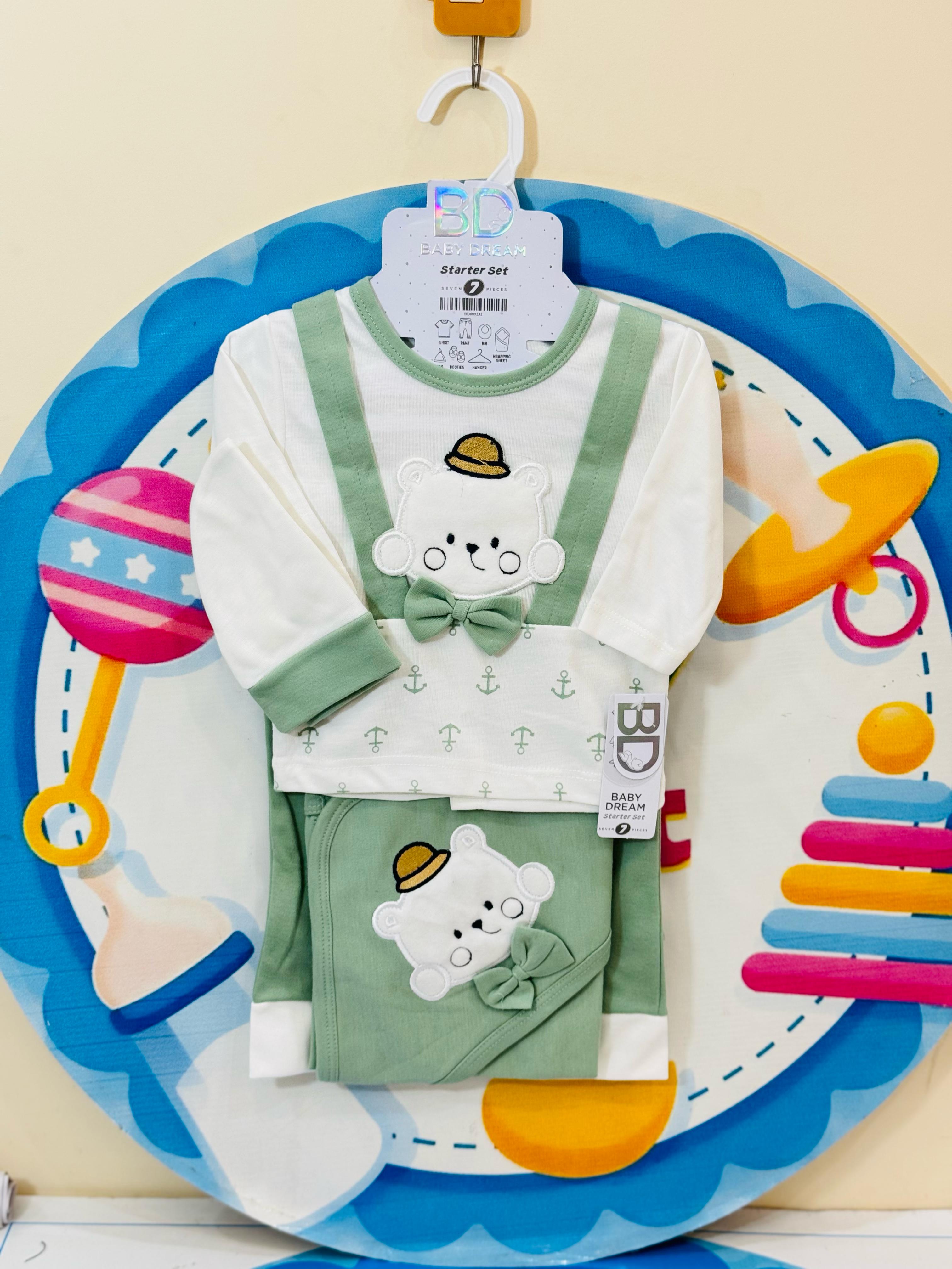Baby 11 Pcs blended Stuff Starter Sets Collection 🧸❄️
Get your newborn ready for season with our premium 11-piece summer starter set! Designed for comfort, this collection is perfect for your little one's wardrobe.
💖 Premium quality summer material – Soft, cozy, and gentle on newborn skin
👶 Complete 11-piece set – Everything you need in one pack
❄️ Includes pajamas, shirts, mittens, caps, and more
🎨 Available in multiple colors and cute designs – Perfect for baby boys and girls
🌟 Ideal for 0-6 mo