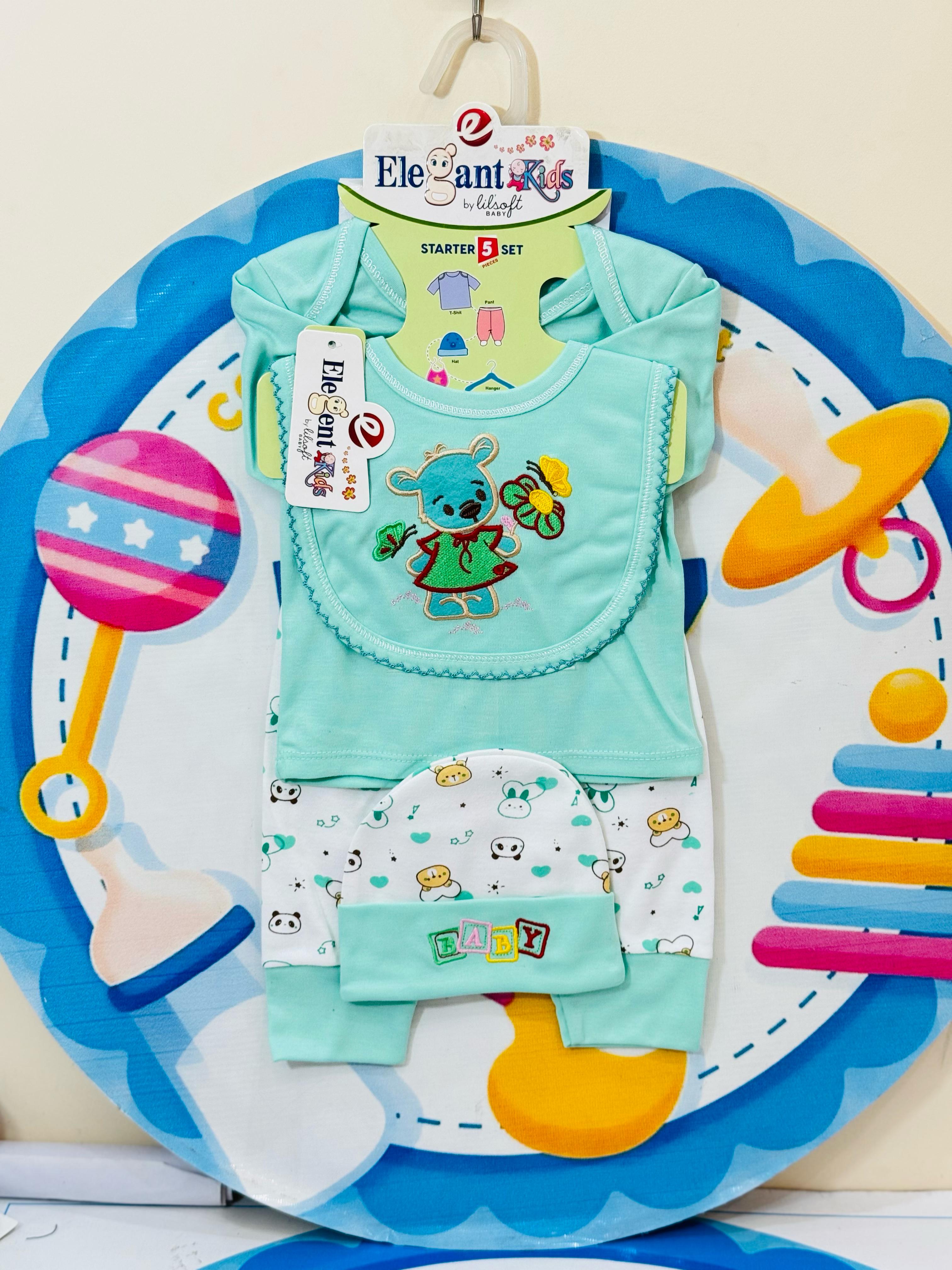 π§Έ Baby 5 Pcs Blended Stuff Starter Set Collection ππΆ
Make your newborn's first wardrobe special with our premium imported 5-piece starter set β designed with love and comfort for your babyβs delicate skin! π΅π°
π High-Quality Summer Material β Soft, breathable & gentle for newborns
π 5 Must-Have Items β Includes shirt, trouser, bib, cap & hanger
π§΅ Imported Blended Stuff β Lightweight & comfy for daily summer wear
π¨ Adorable Prints & Colors β Suitable for both baby boys & baby girls
π Size: Perfect