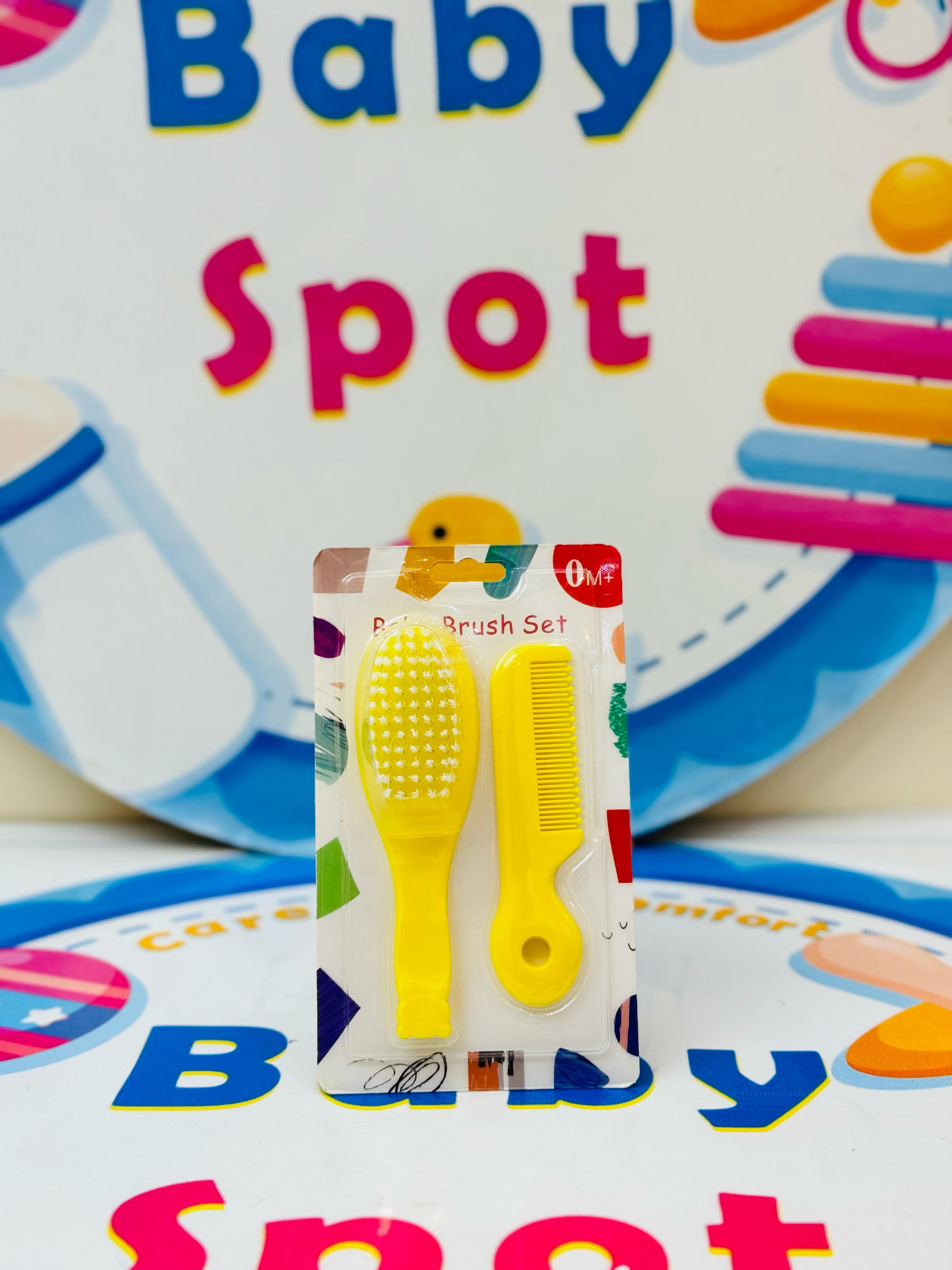 Premium Baby Comb & Brush Set