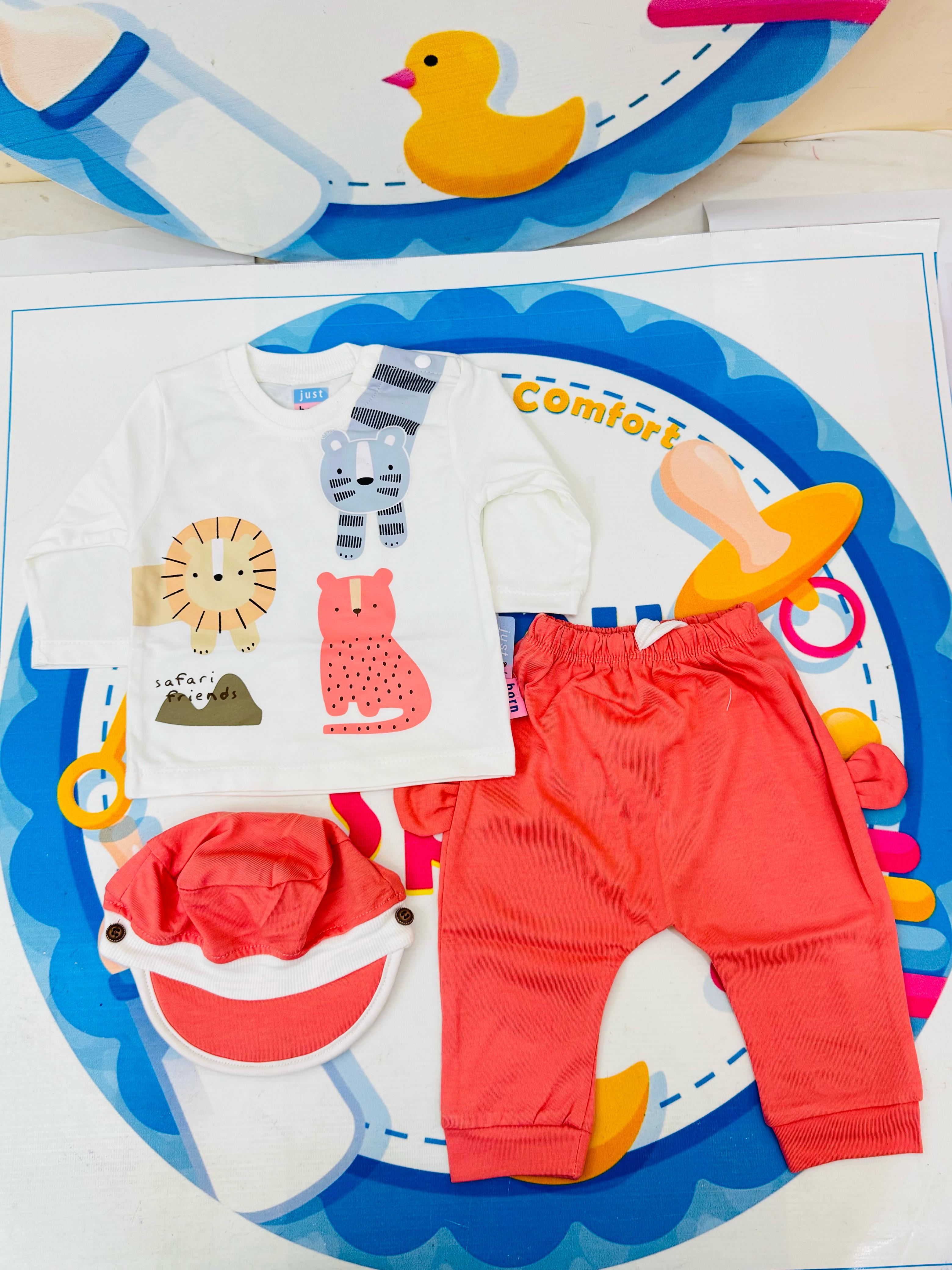 Premium Baby Pajama Shirt with Cap Collection