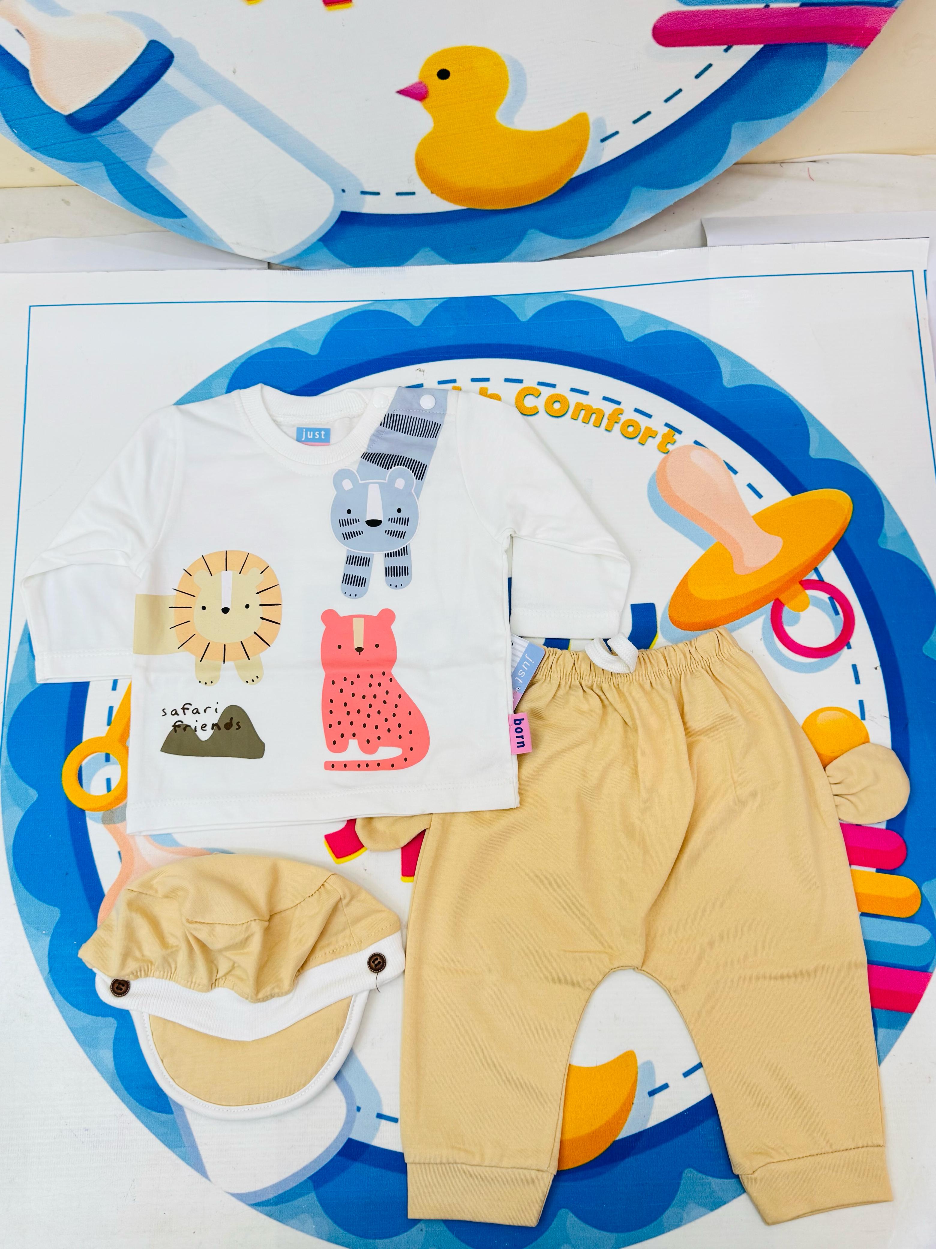 Premium Baby Pajama Shirt with Cap Collection