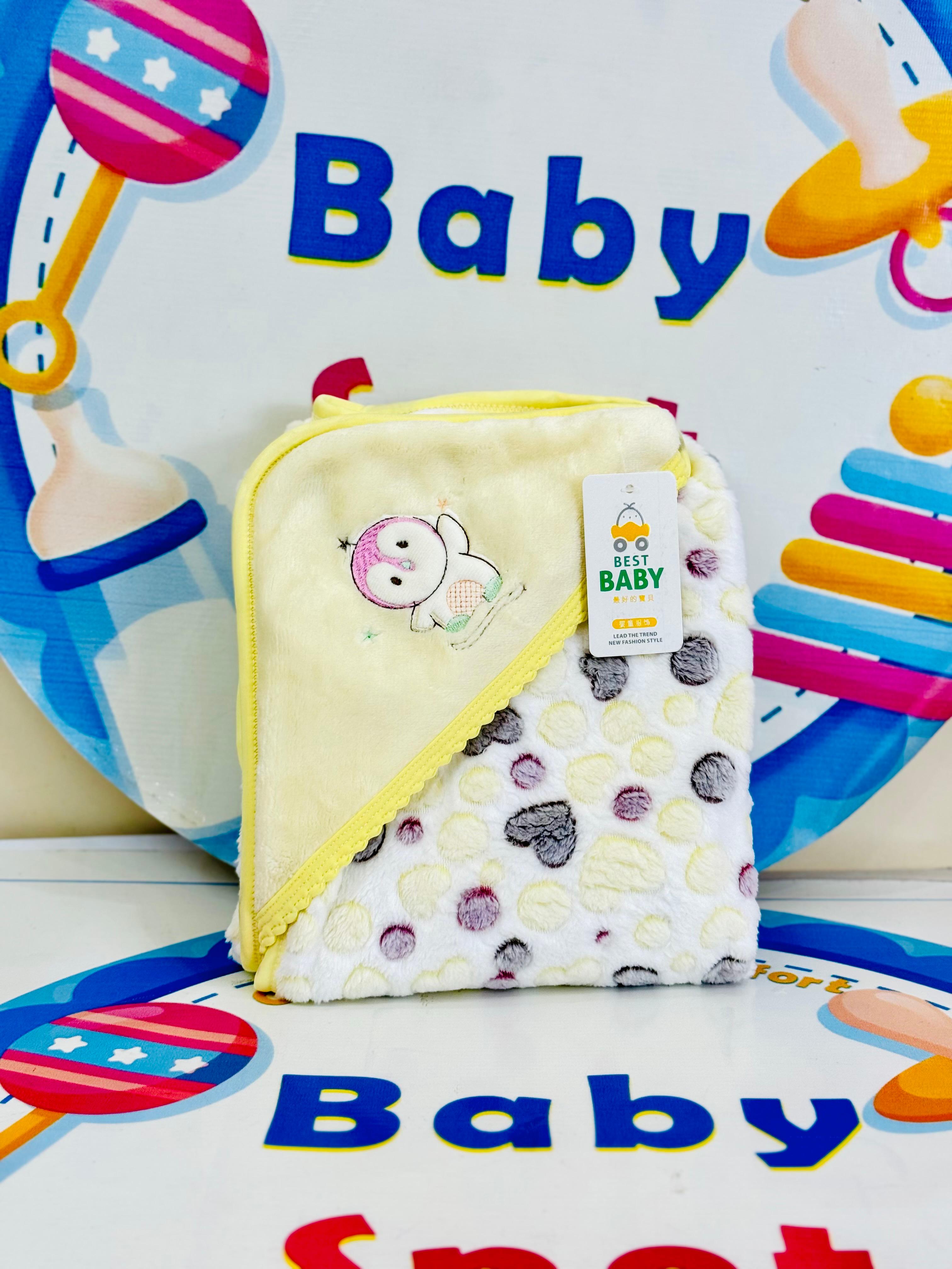 Baby Hooded Fleece Wrapping Sheets