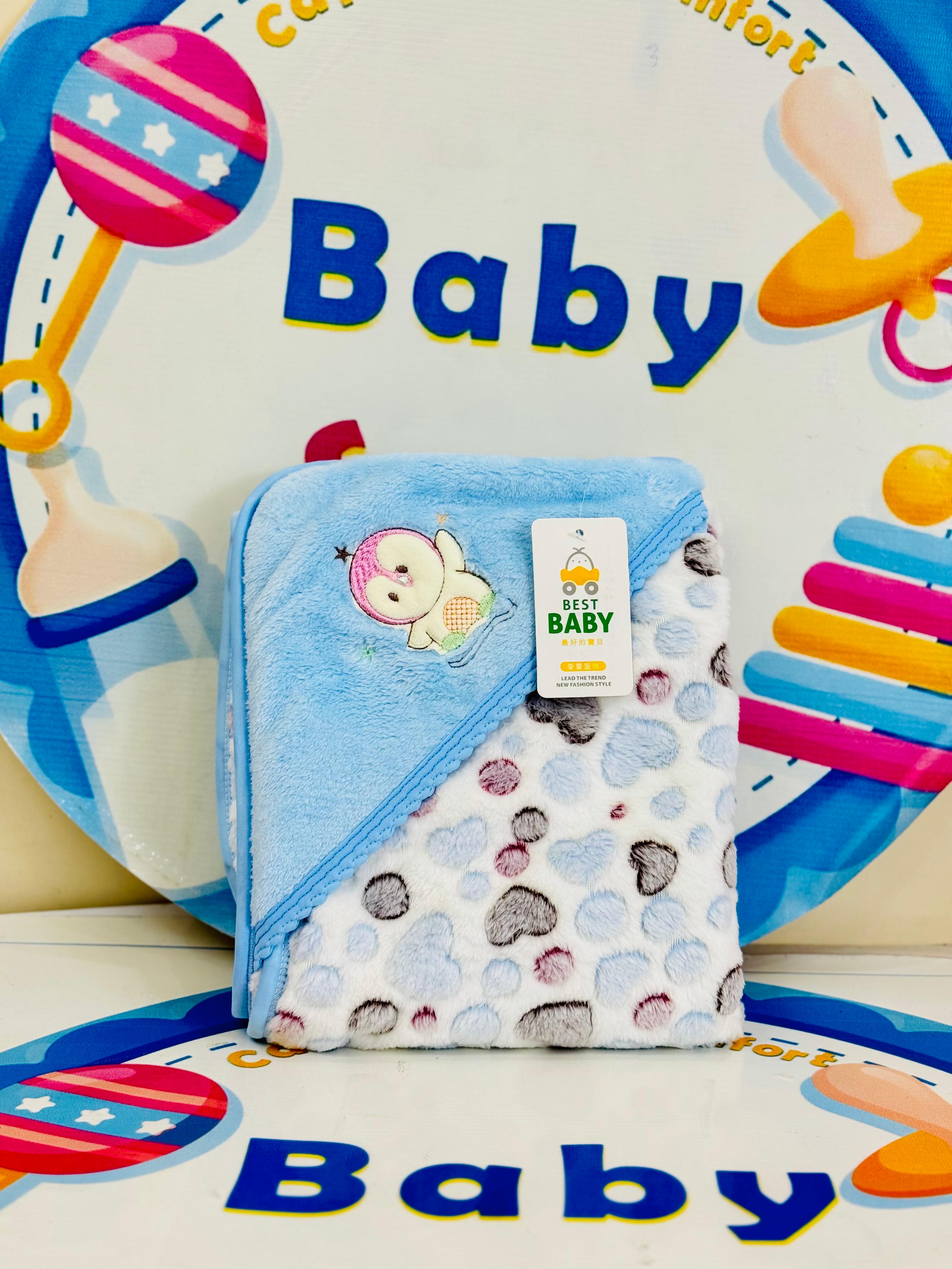 Baby Hooded Fleece Wrapping Sheets