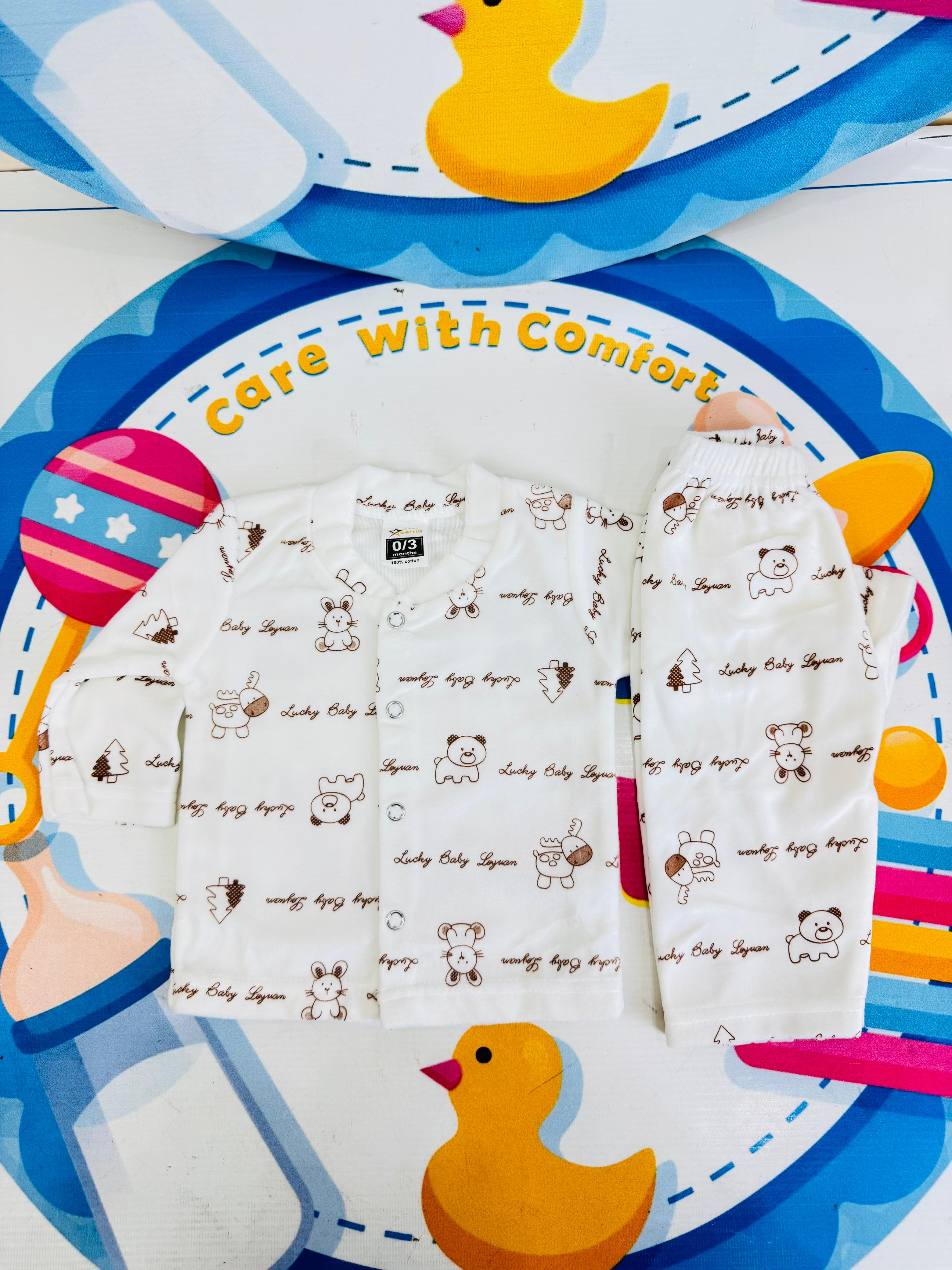 Winter Fleece 2 pc baby suits