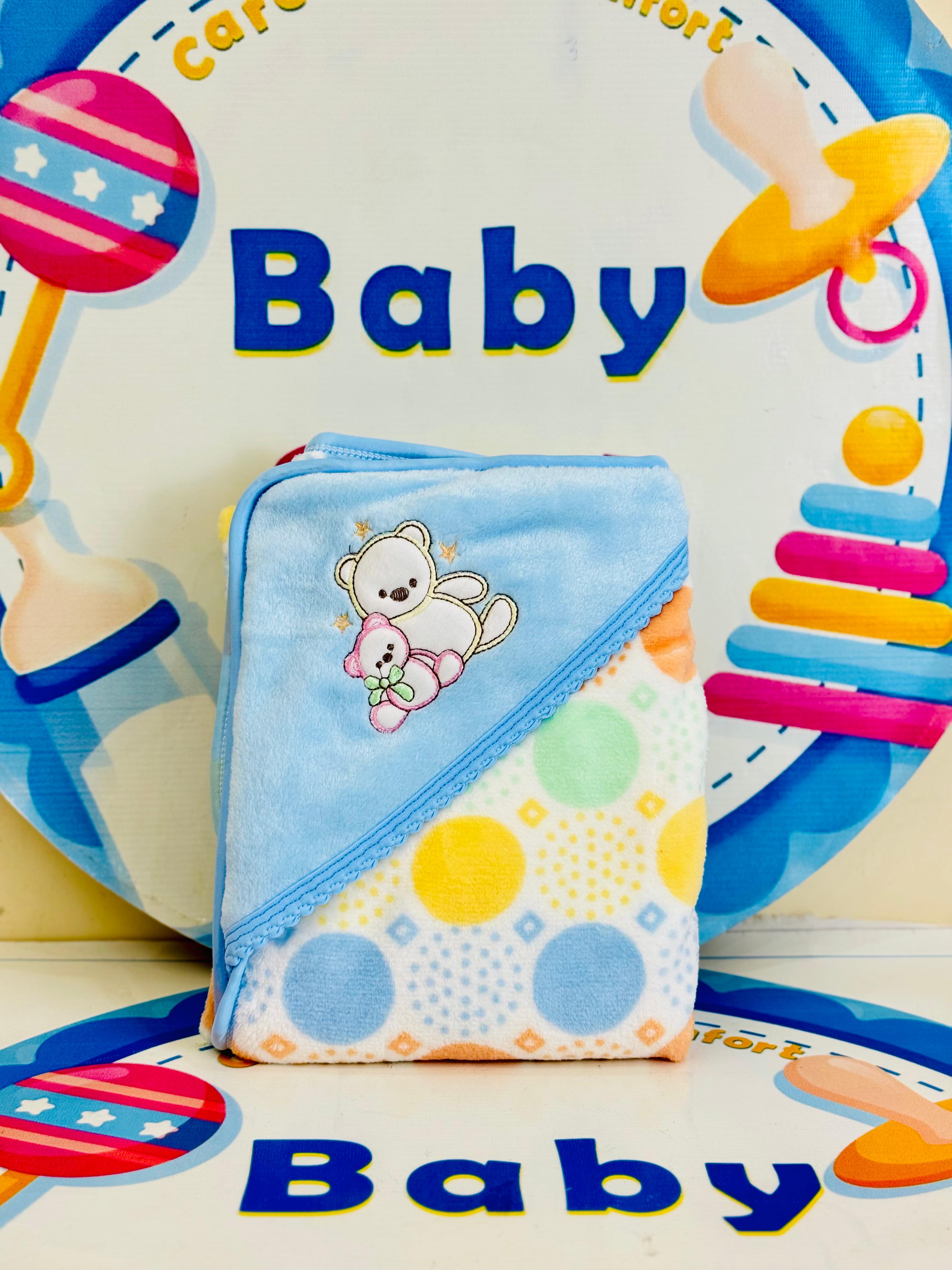 Baby Hooded Fleece Wrapping Sheets
