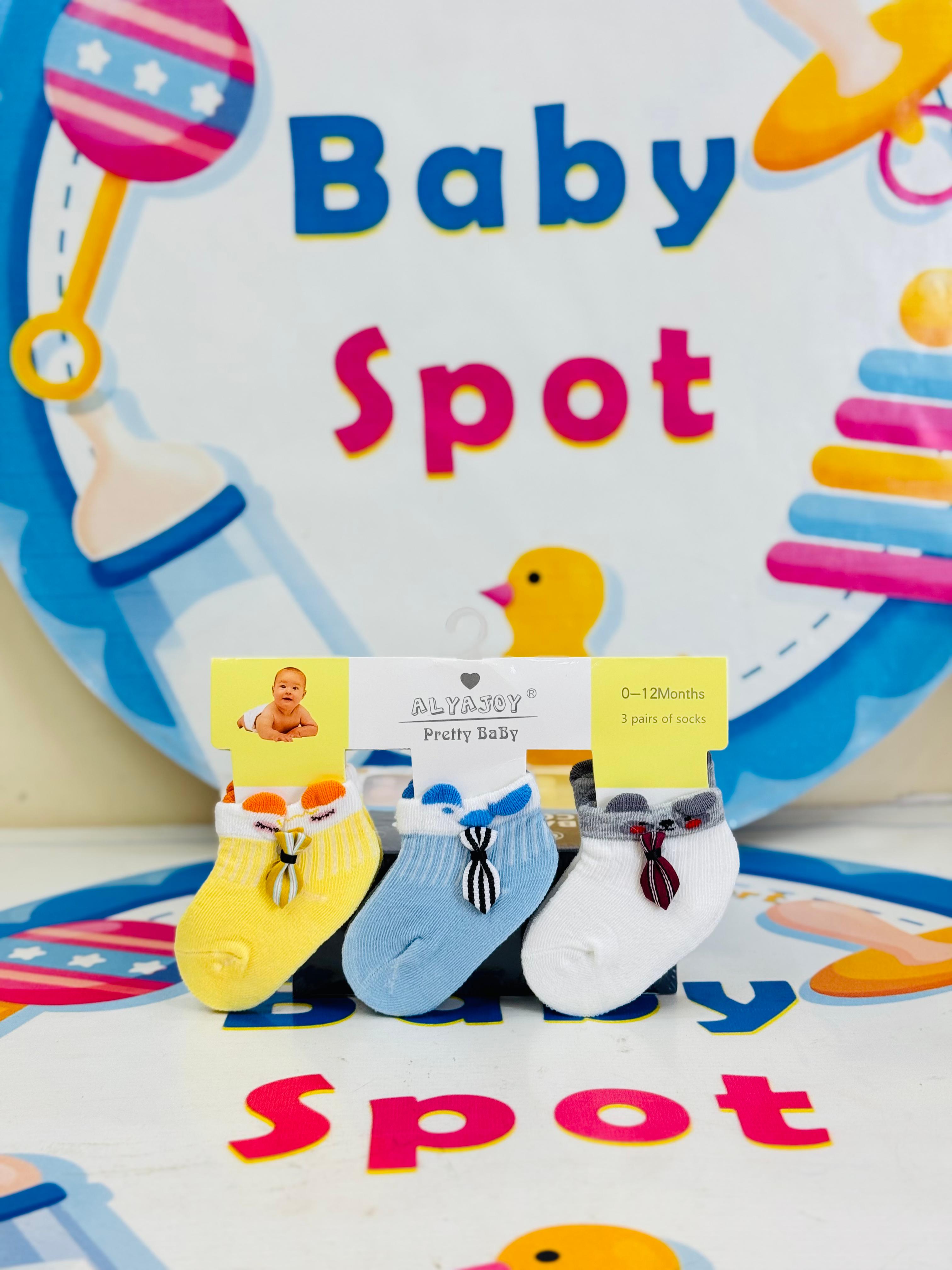 Baby āSet of 3 Socks for Newborns