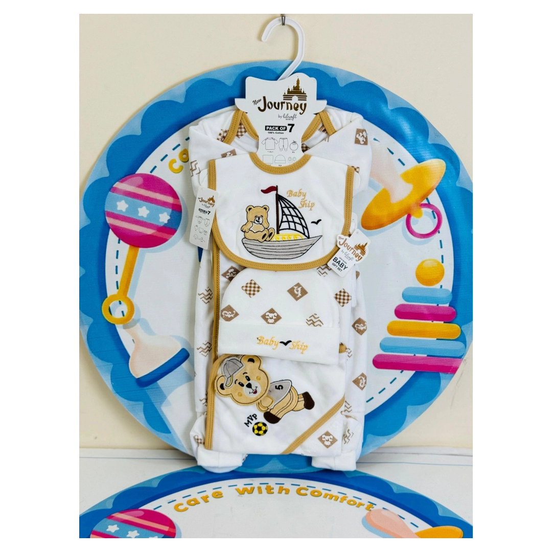 7 Pcs Winter Fleece Baby Starter Set β Warm & Cozy