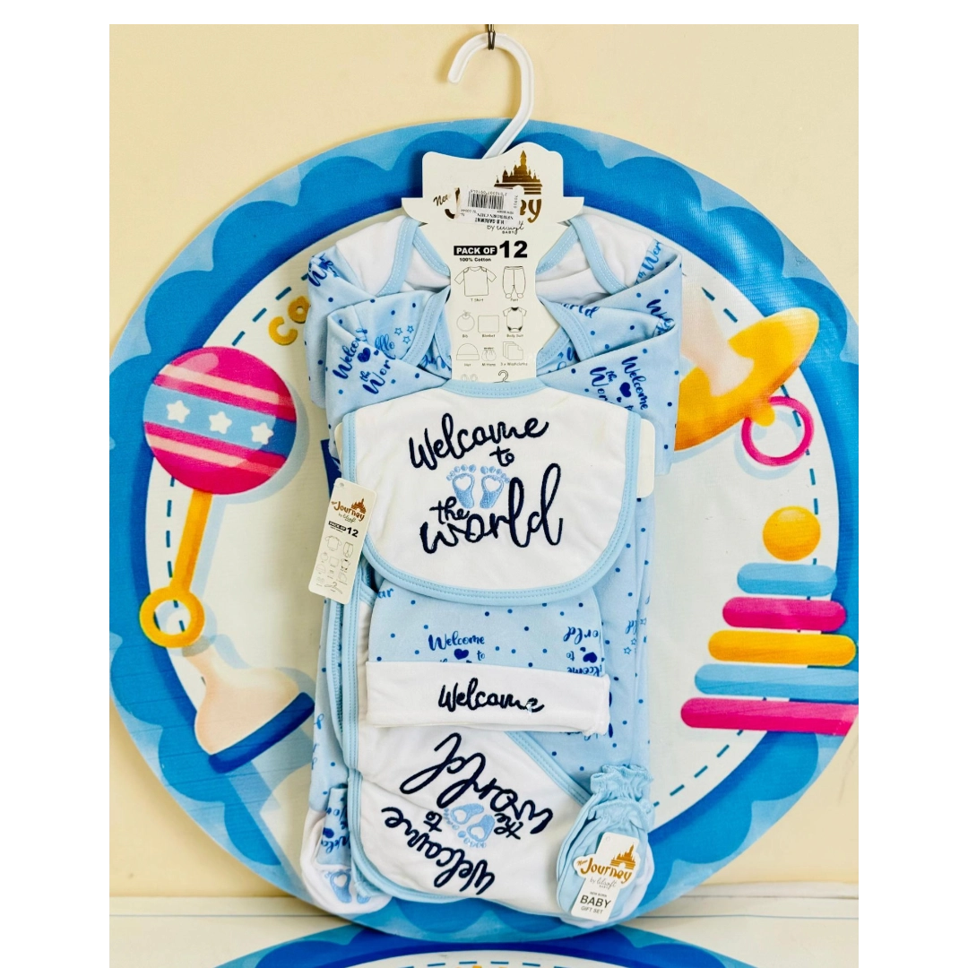 12 Pcs Winter velvet Baby Starter Set