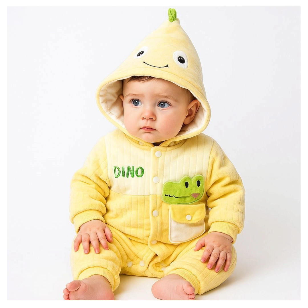 Baby Quilted Foaming Winter Rompers β Cozy & Stylish