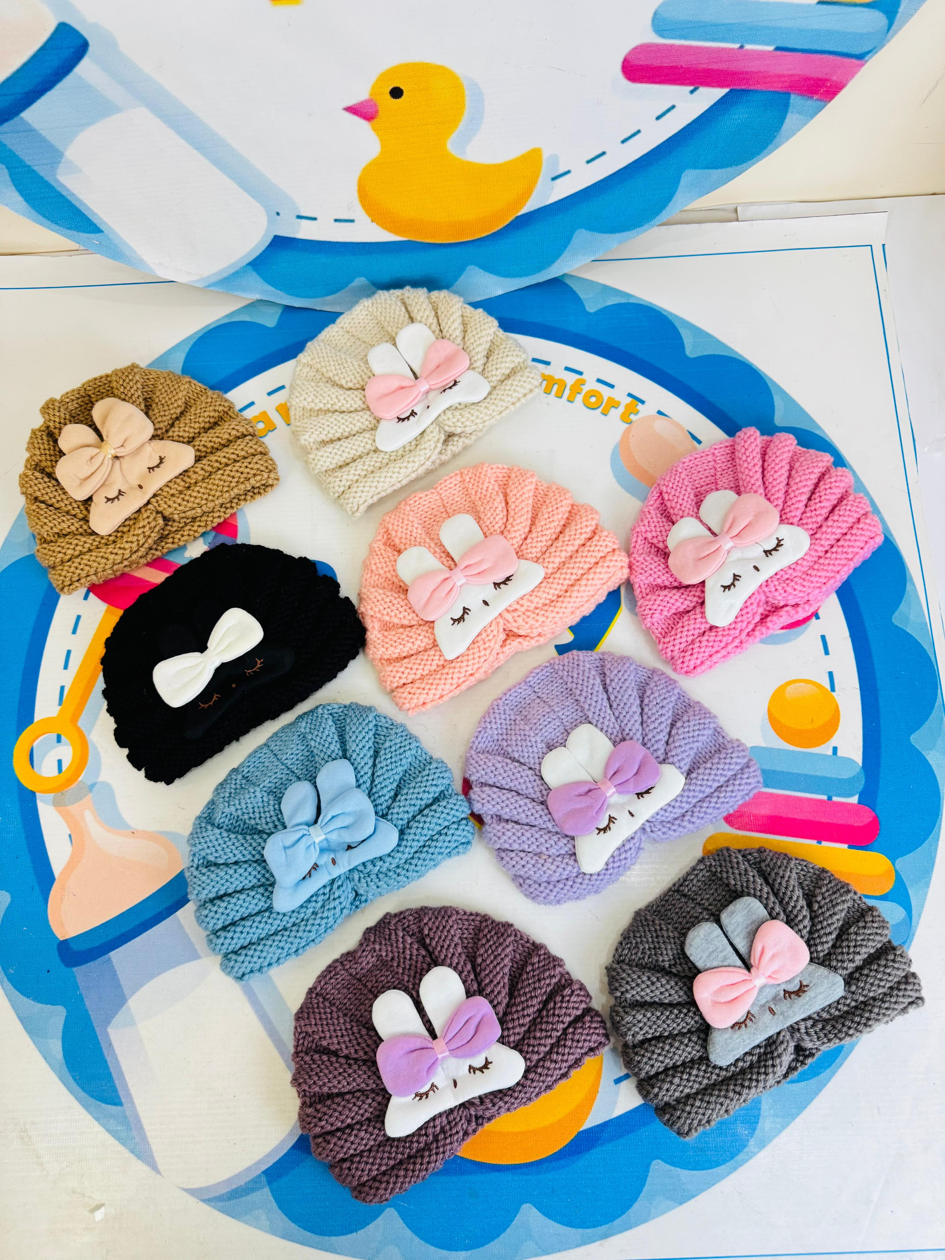 Woolen Turban Caps Collection(0-24 months)