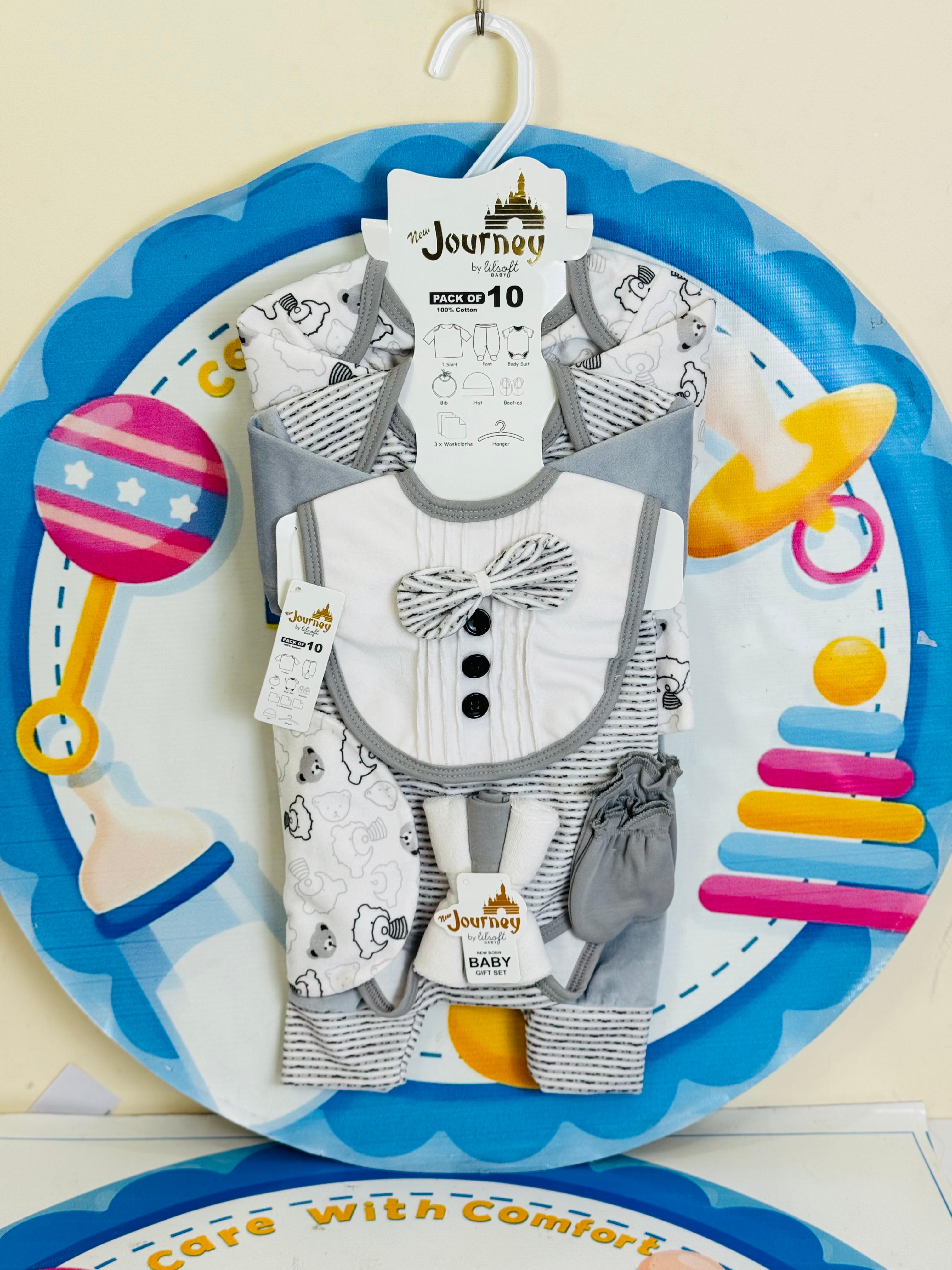 10 Pcs Winter Fleece Baby Starter Set