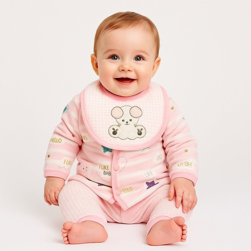 Winter Fleece 3 pc baby suits