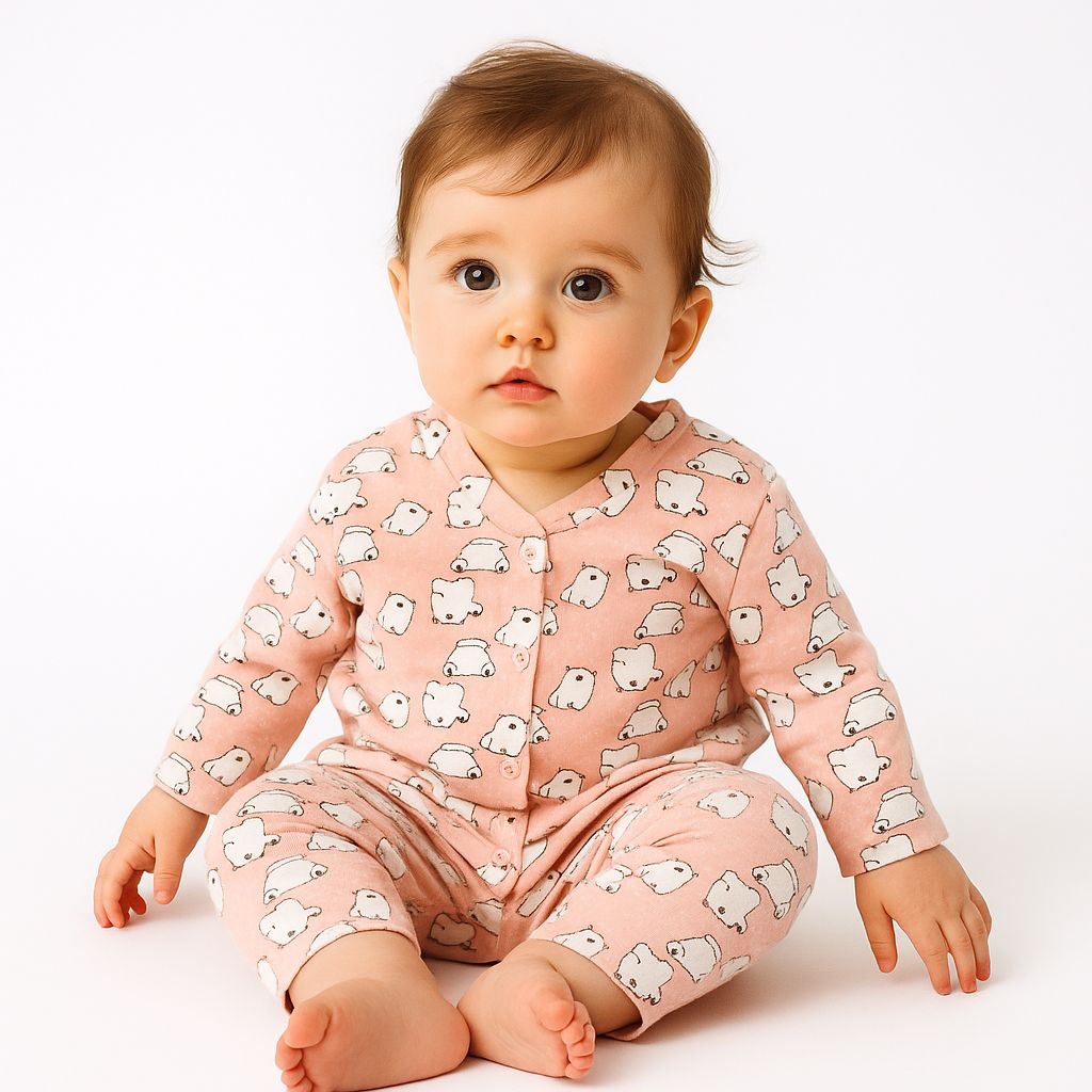 Winter Fleece 2 pc baby suits