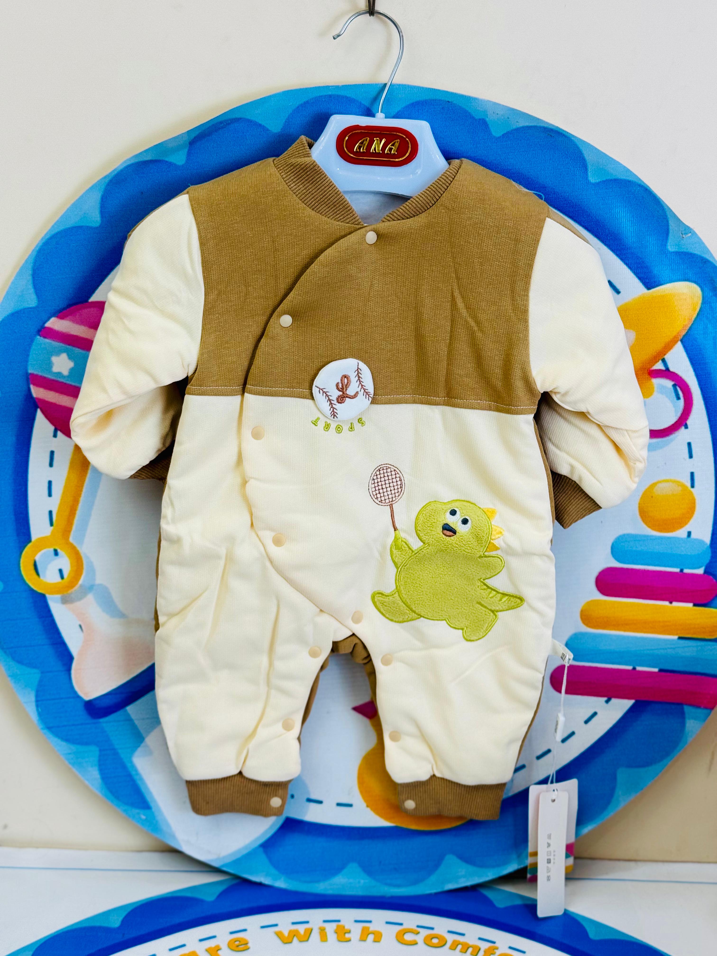 Baby Quilted Foaming Winter Rompers β Cozy & Stylish