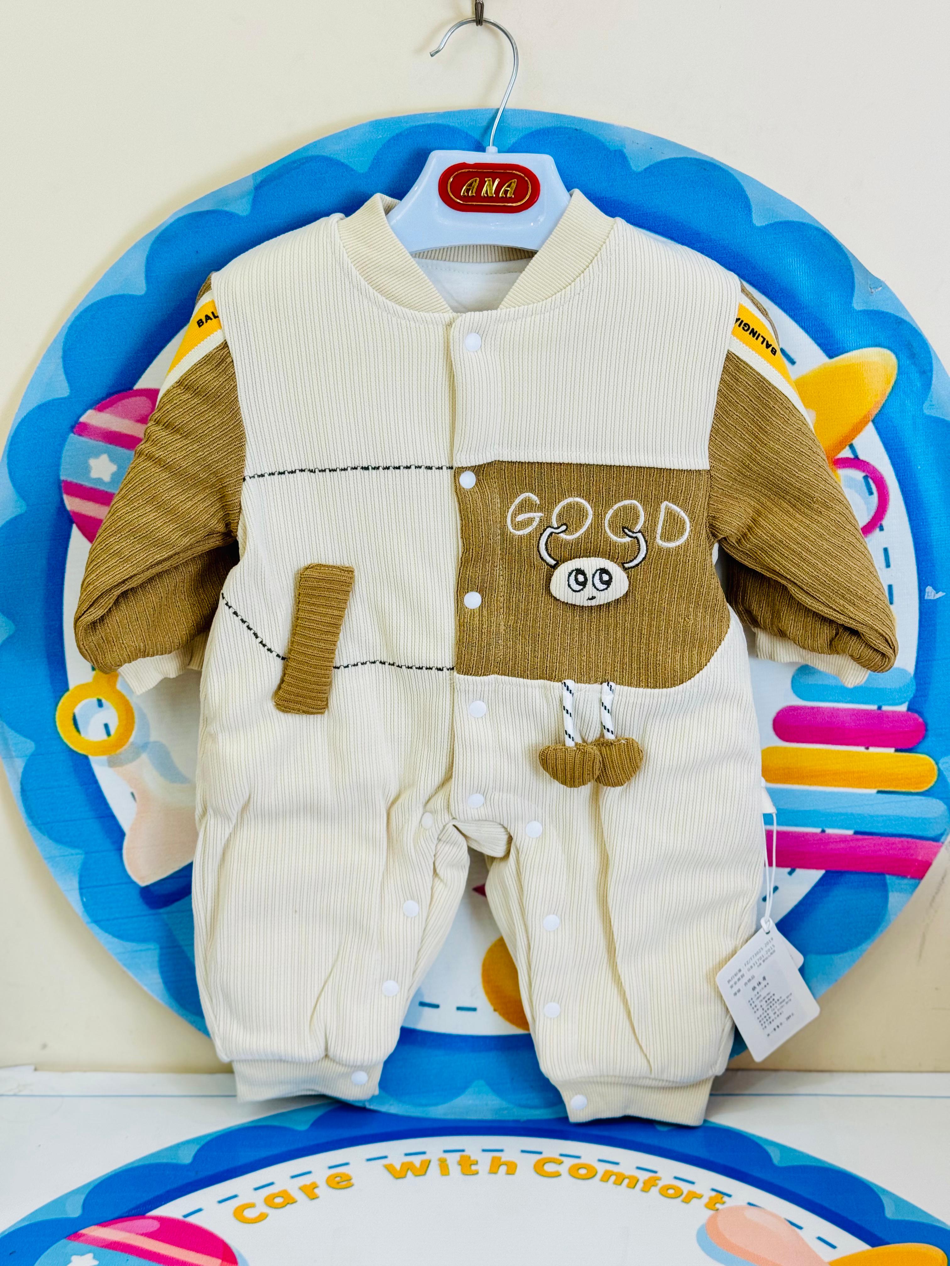 Baby Quilted Foaming Winter Rompers β Cozy & Stylish