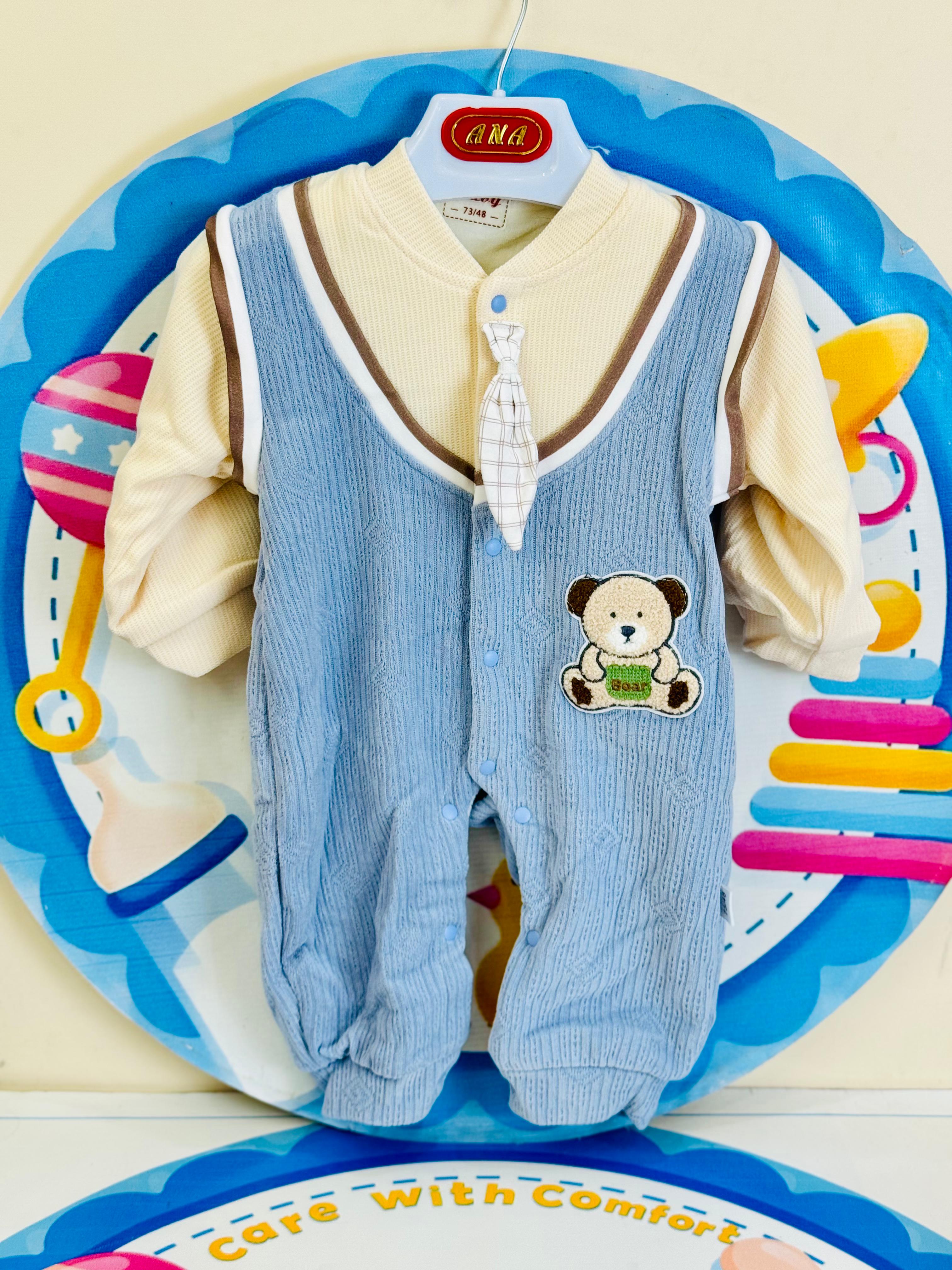 Baby Quilted Foaming Winter Rompers β Cozy & Stylish