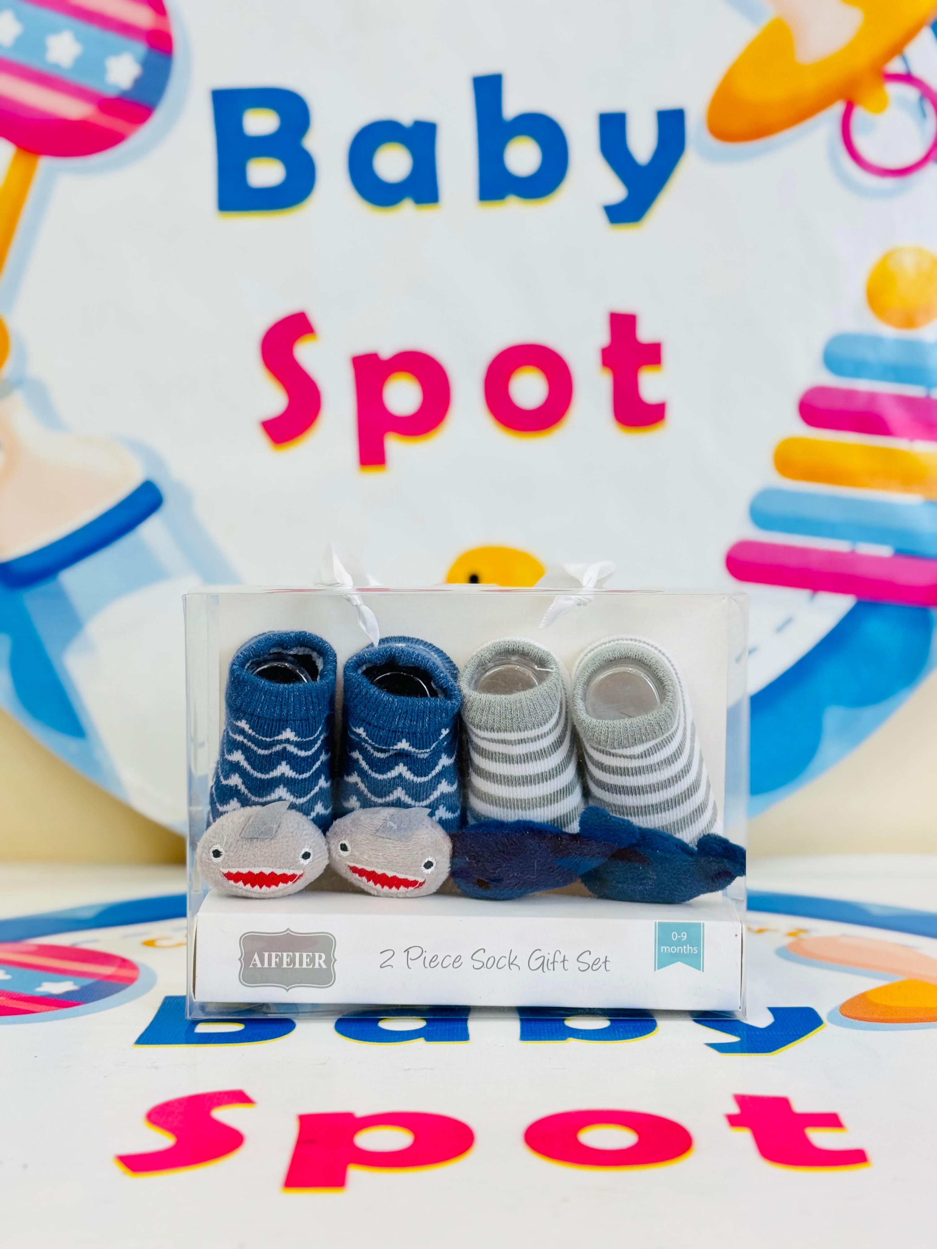 AIFEIER Branded Pack of 2 Socks Botties