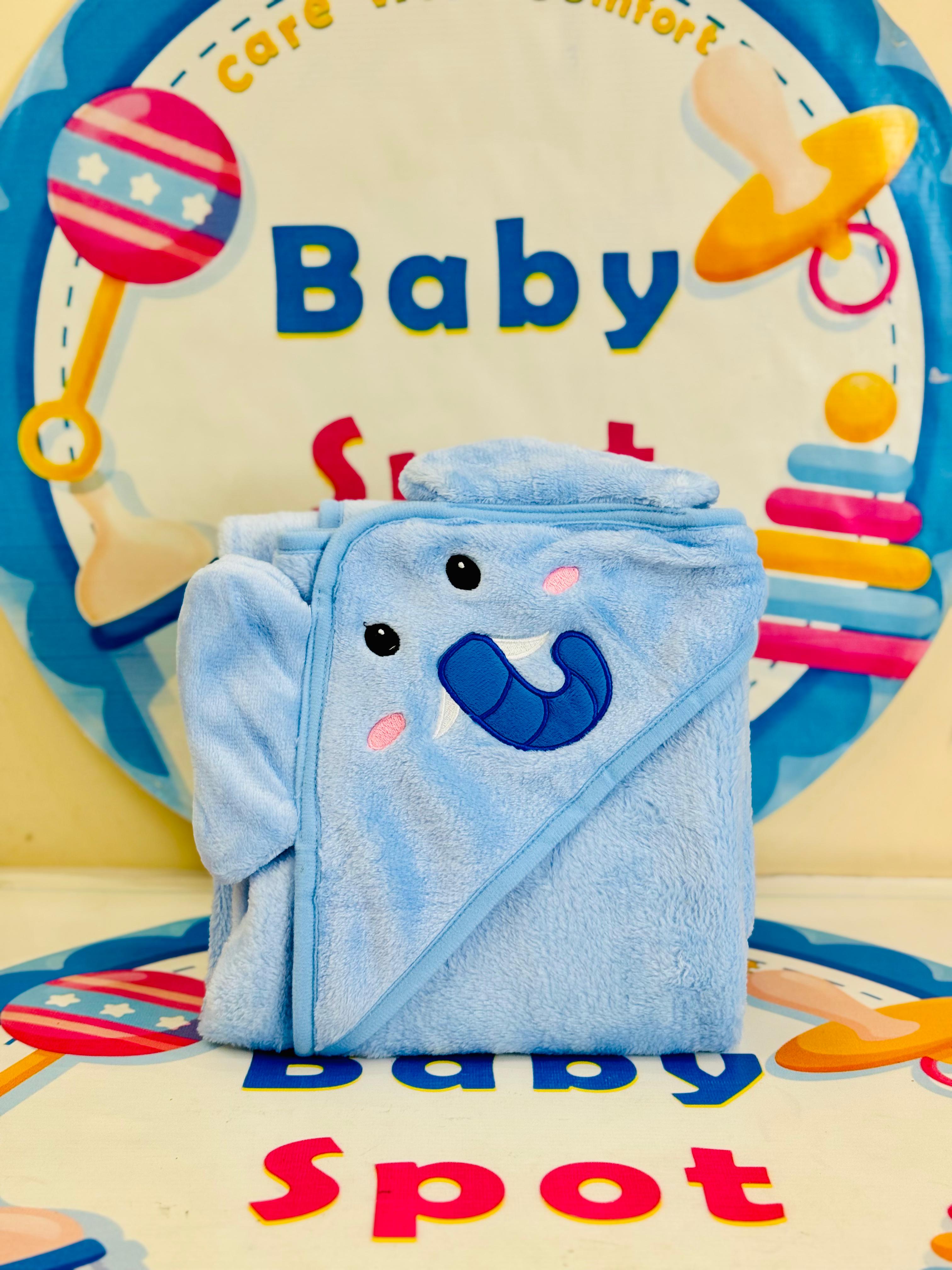 Baby Hooded Fleece Wrapping Sheets