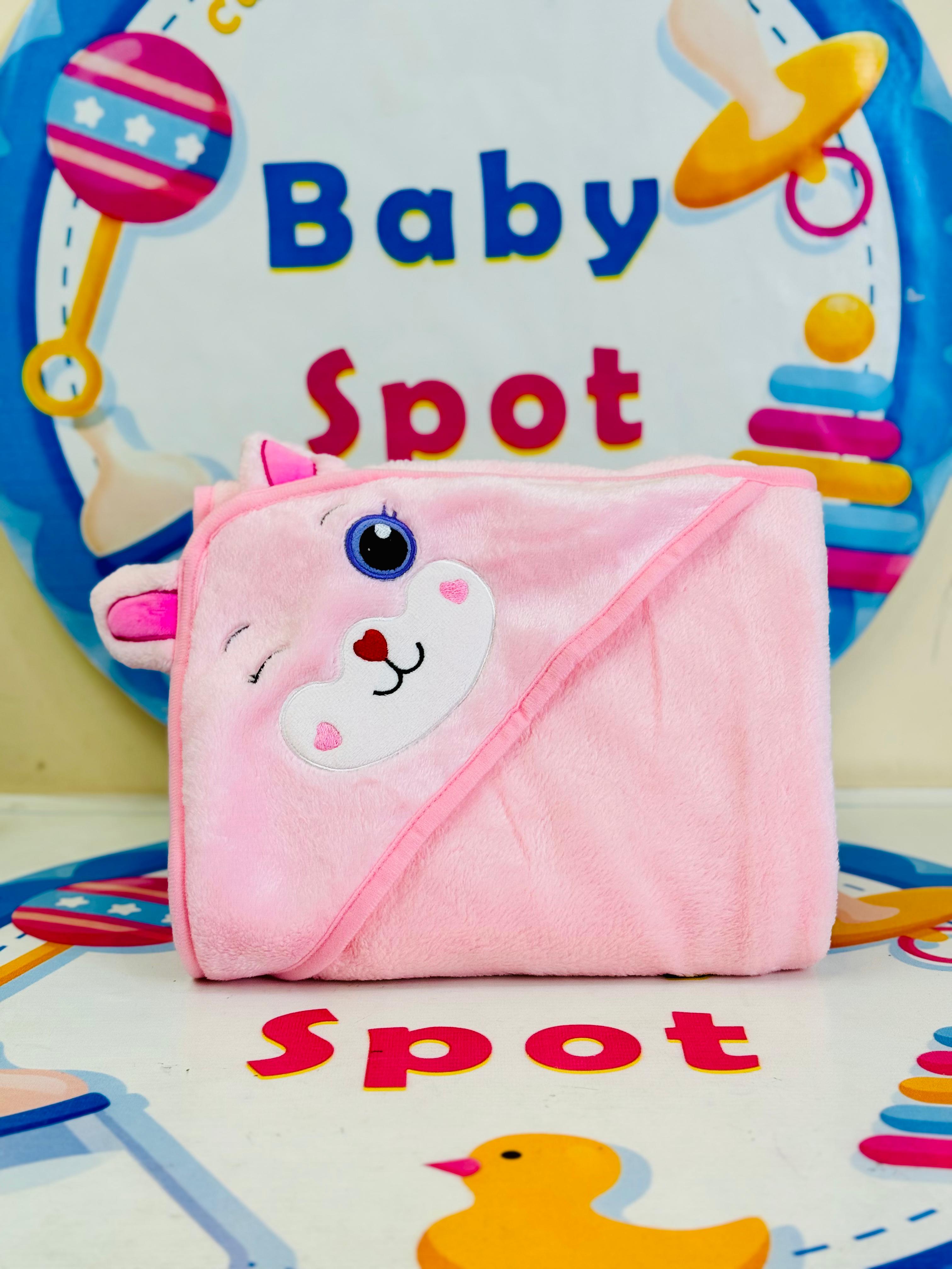 Baby Hooded Fleece Wrapping Sheets