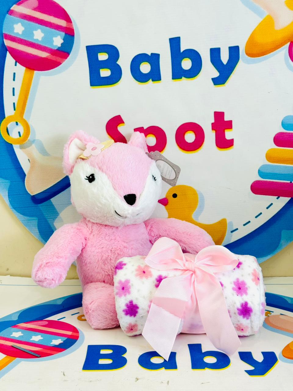 Sunnozy baby blanket with Toy p2